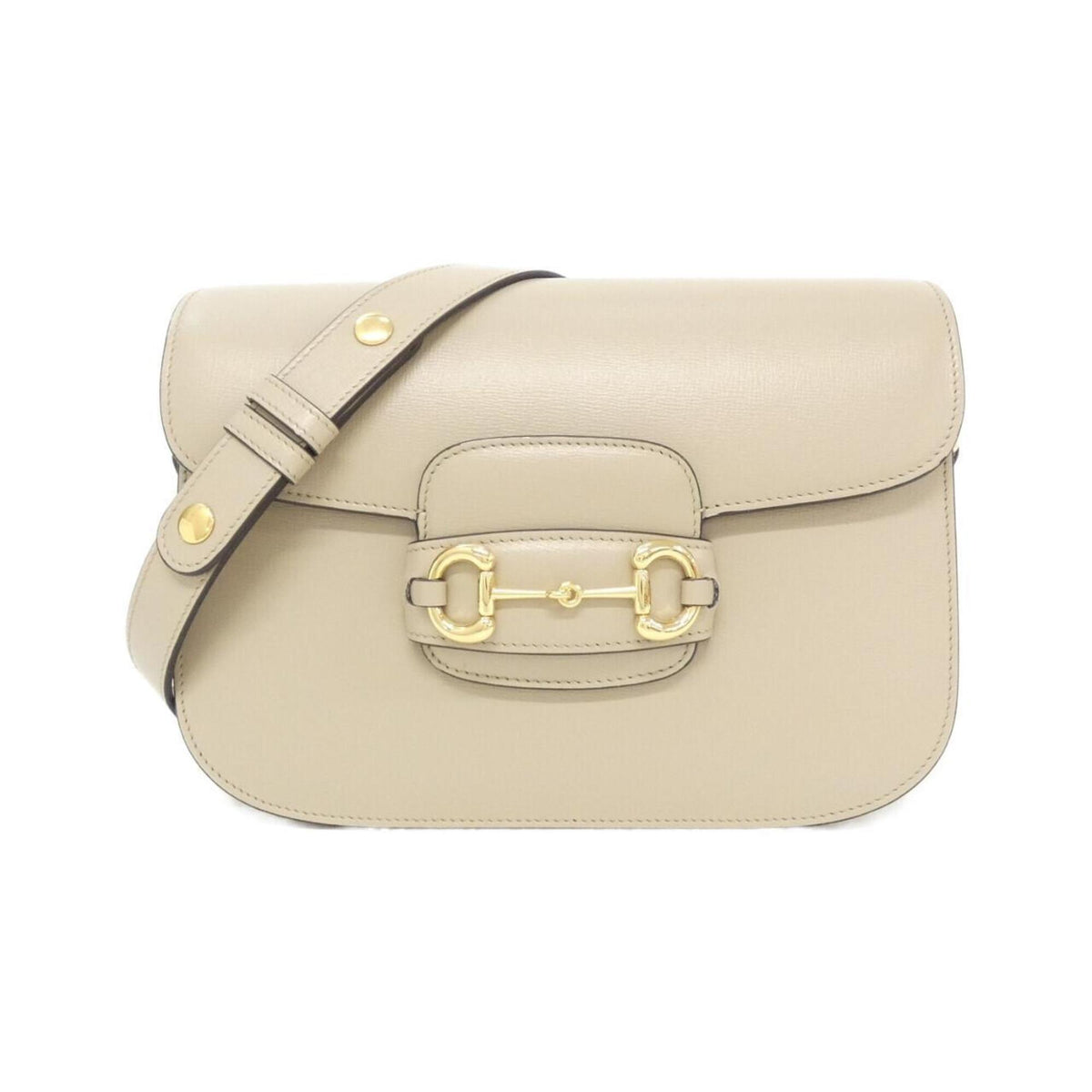 Gucci Beige Leather Shoulder Bag (Pre-Owned)