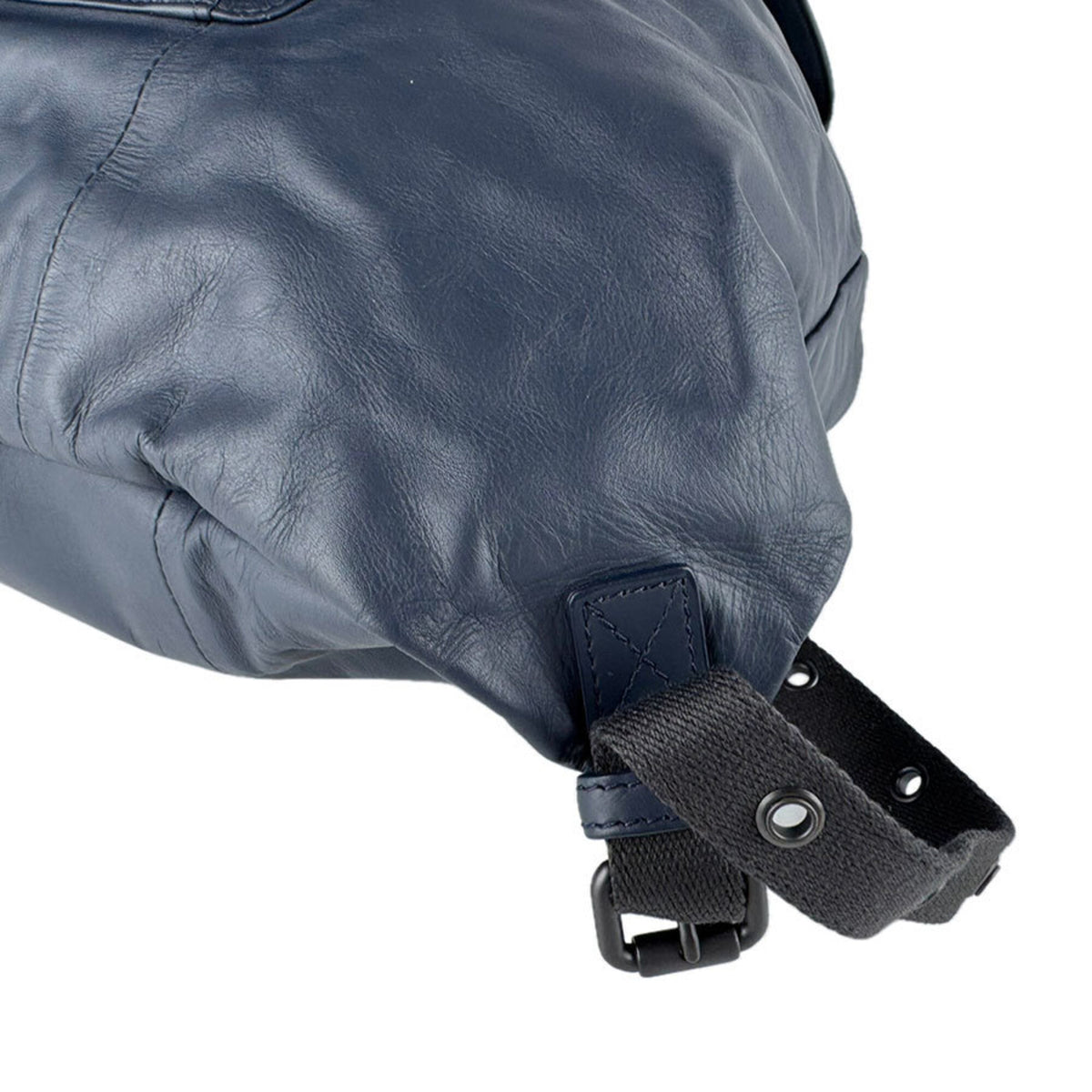Bottega Veneta Navy Leather Backpack (Pre-Owned)