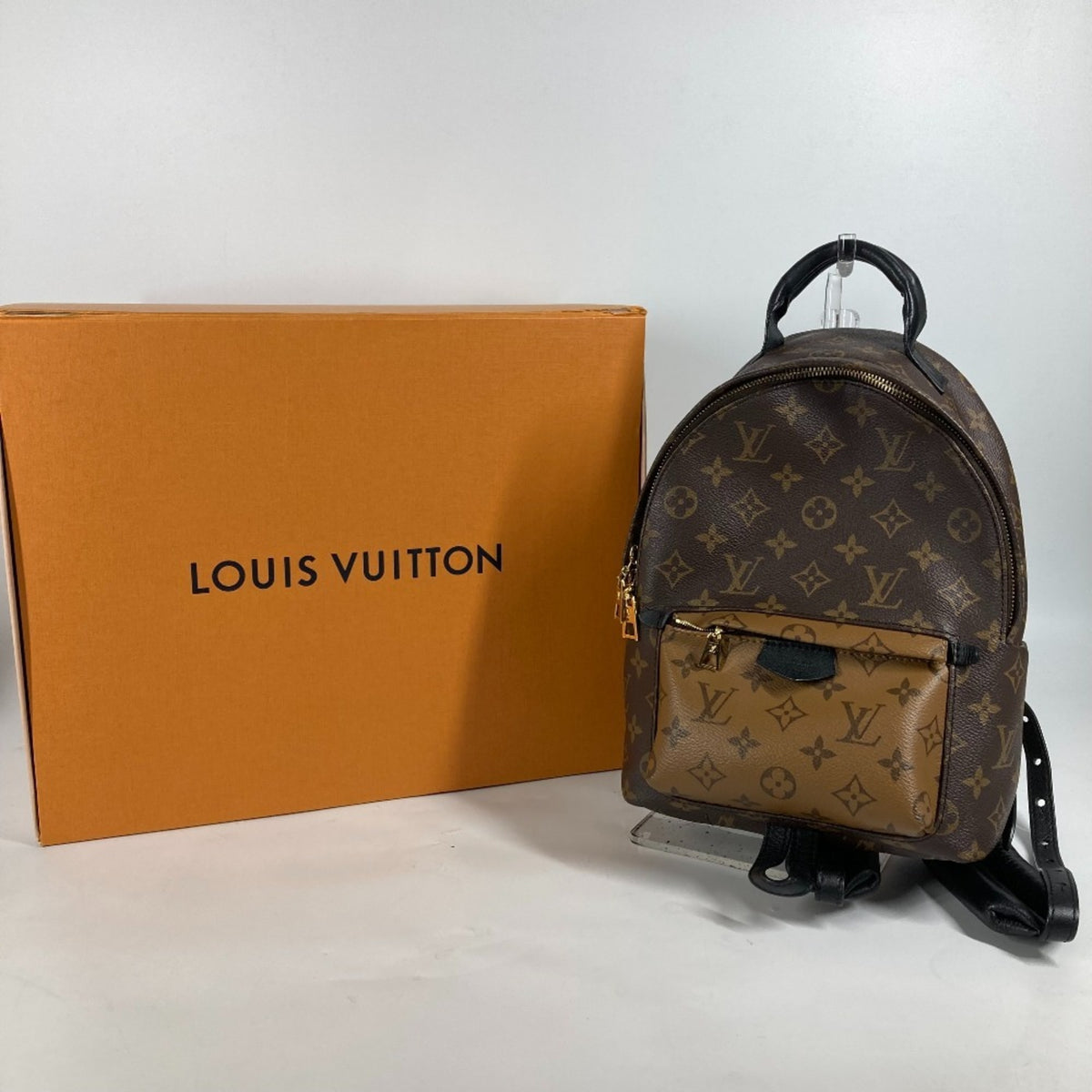Louis Vuitton Beige Brown Monogram Reverse Backpack (Pre-Owned)