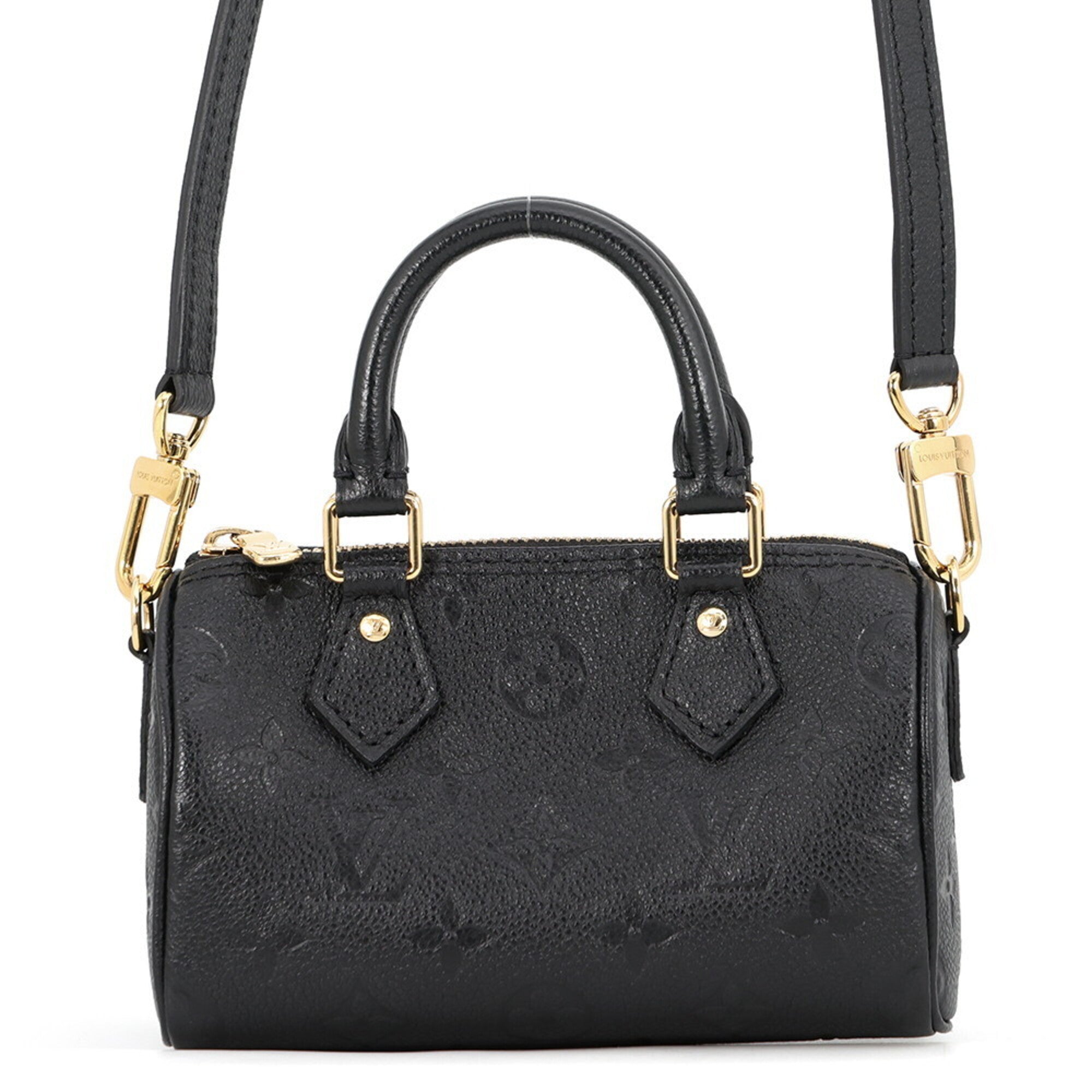 Louis Vuitton Black Monogram Noir Monogram Empreinte Handbag (Pre-Owned)