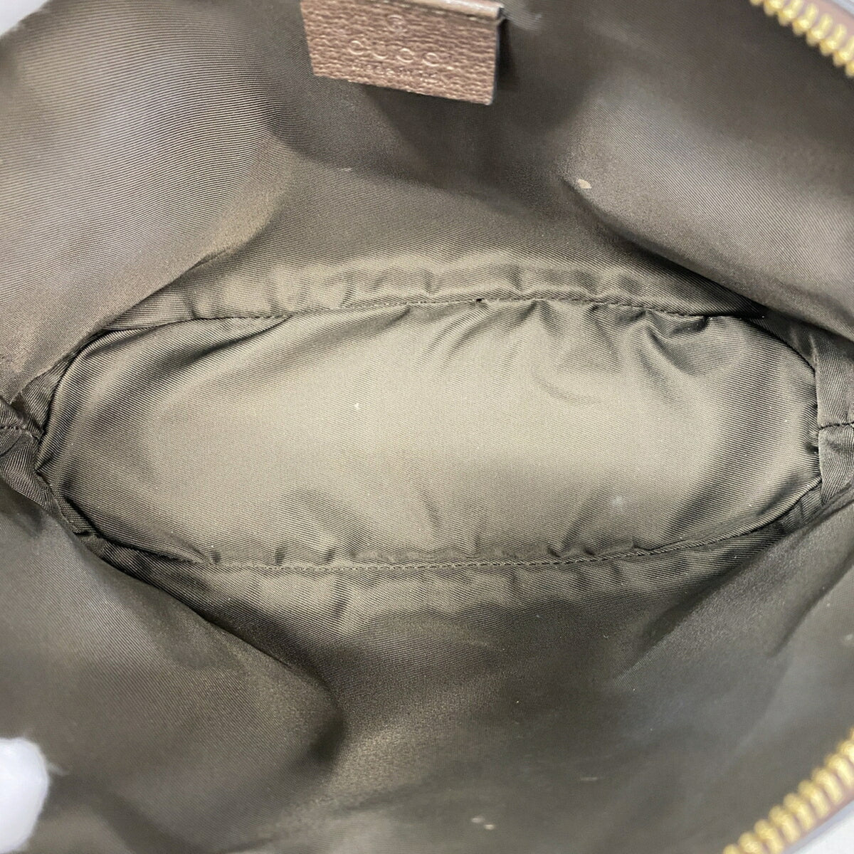 Gucci Brown Pvc Leather Pouch (Pre-Owned)