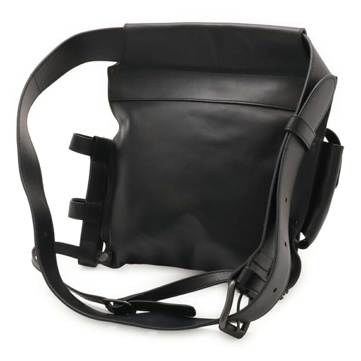 Bottega Veneta Black Leather Fanny Pack (Pre-Owned)