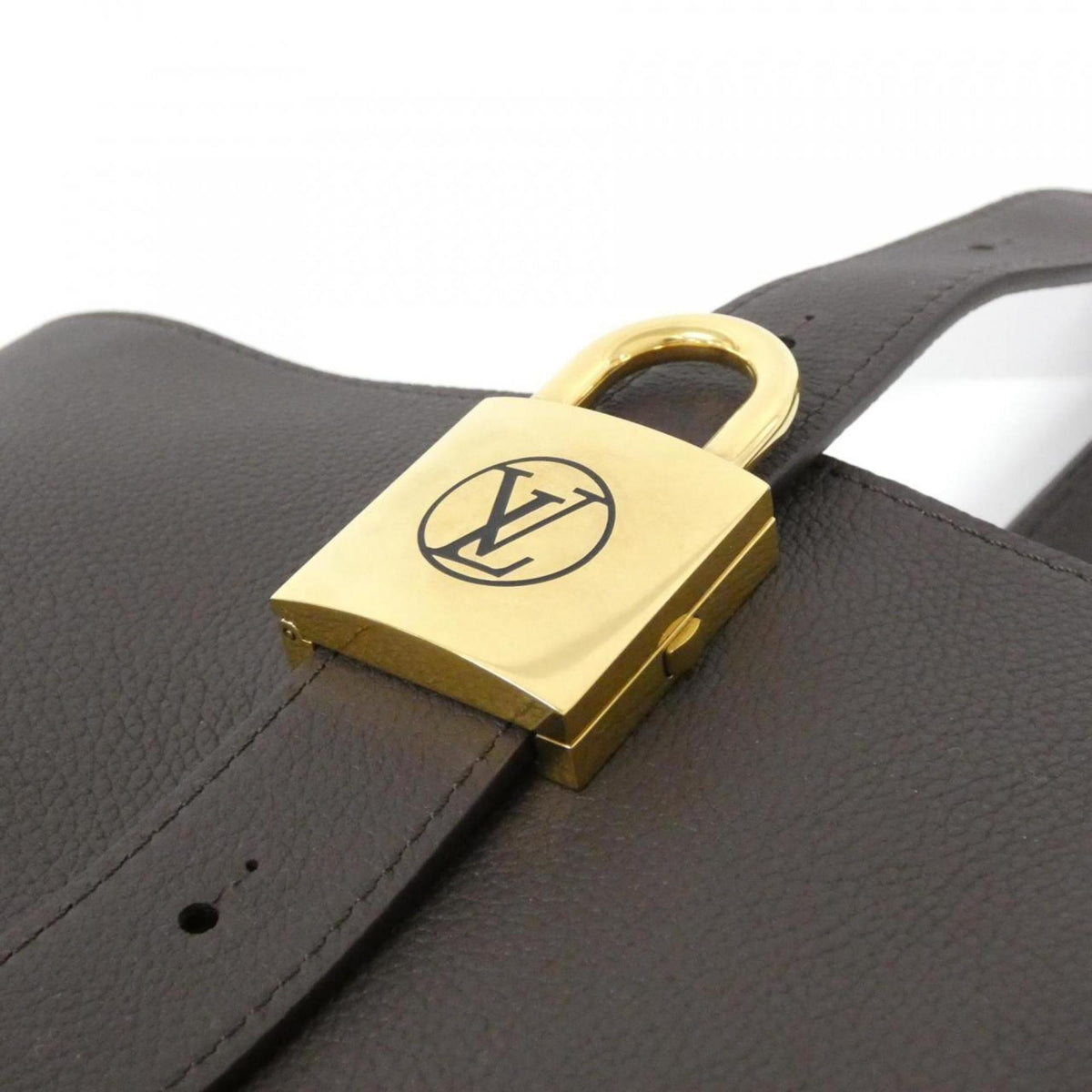 Louis Vuitton Brown Chocolat Leather Handbag (Pre-Owned)
