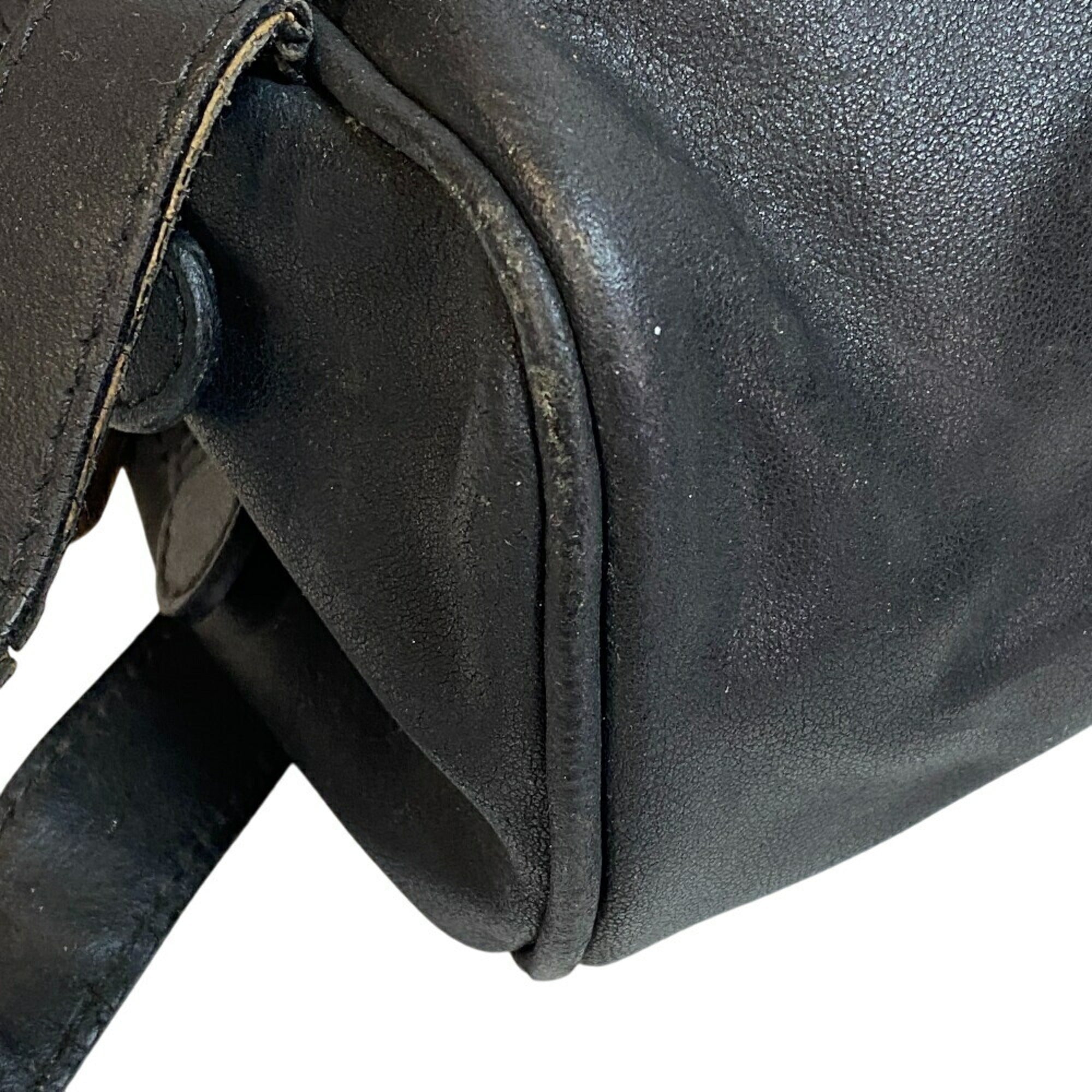 Versace Black Leather Clutch Bag (Pre-Owned)