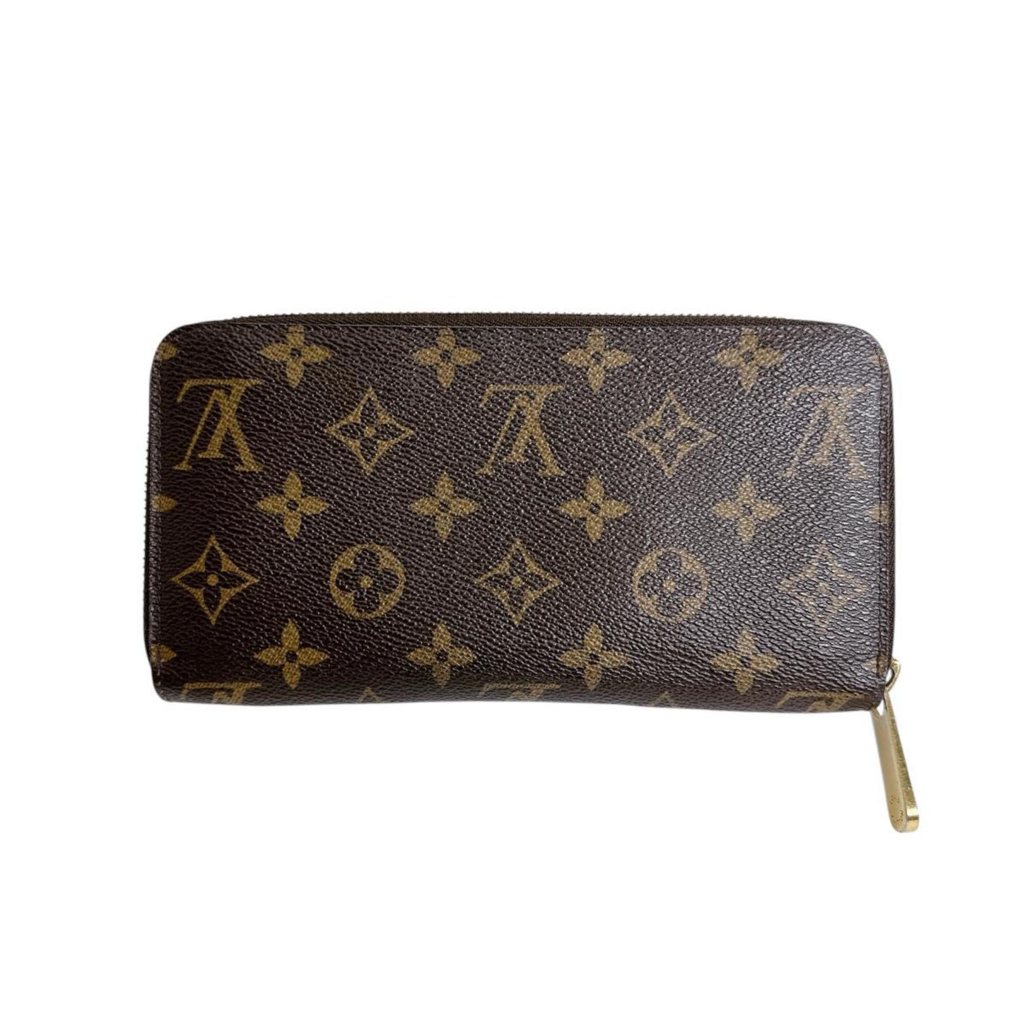 Louis Vuitton Brown Monogram Long Wallet (Bi-Fold) (Pre-Owned)