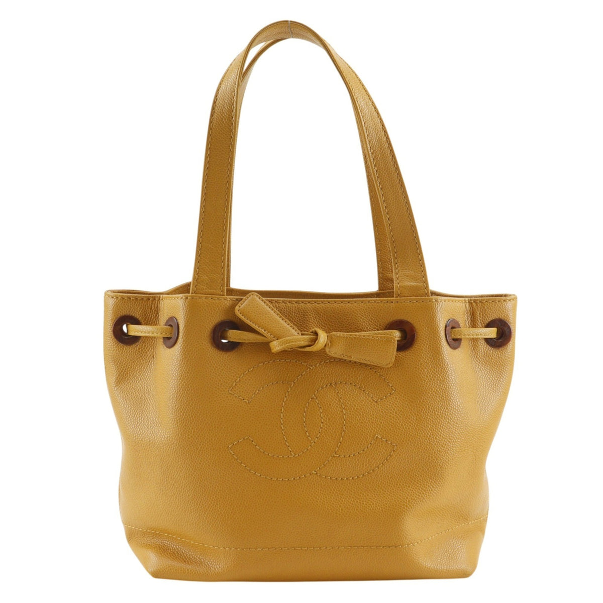 Chanel Camel Grained Calfskin Tote Bag (Pre-Owned)