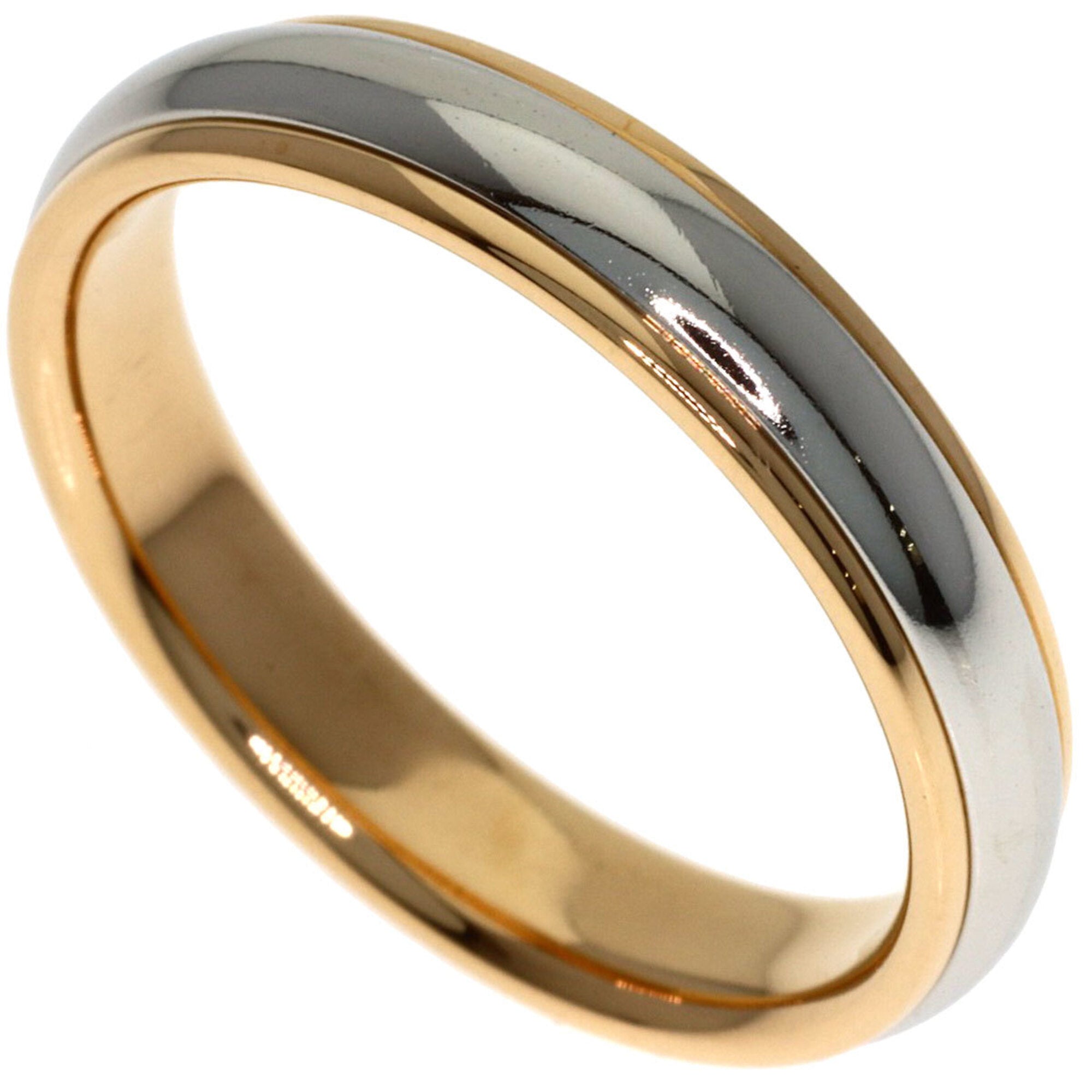Tiffany Yellow Gold (18K) Platinum 950 Band Ring (Pre-Owned)