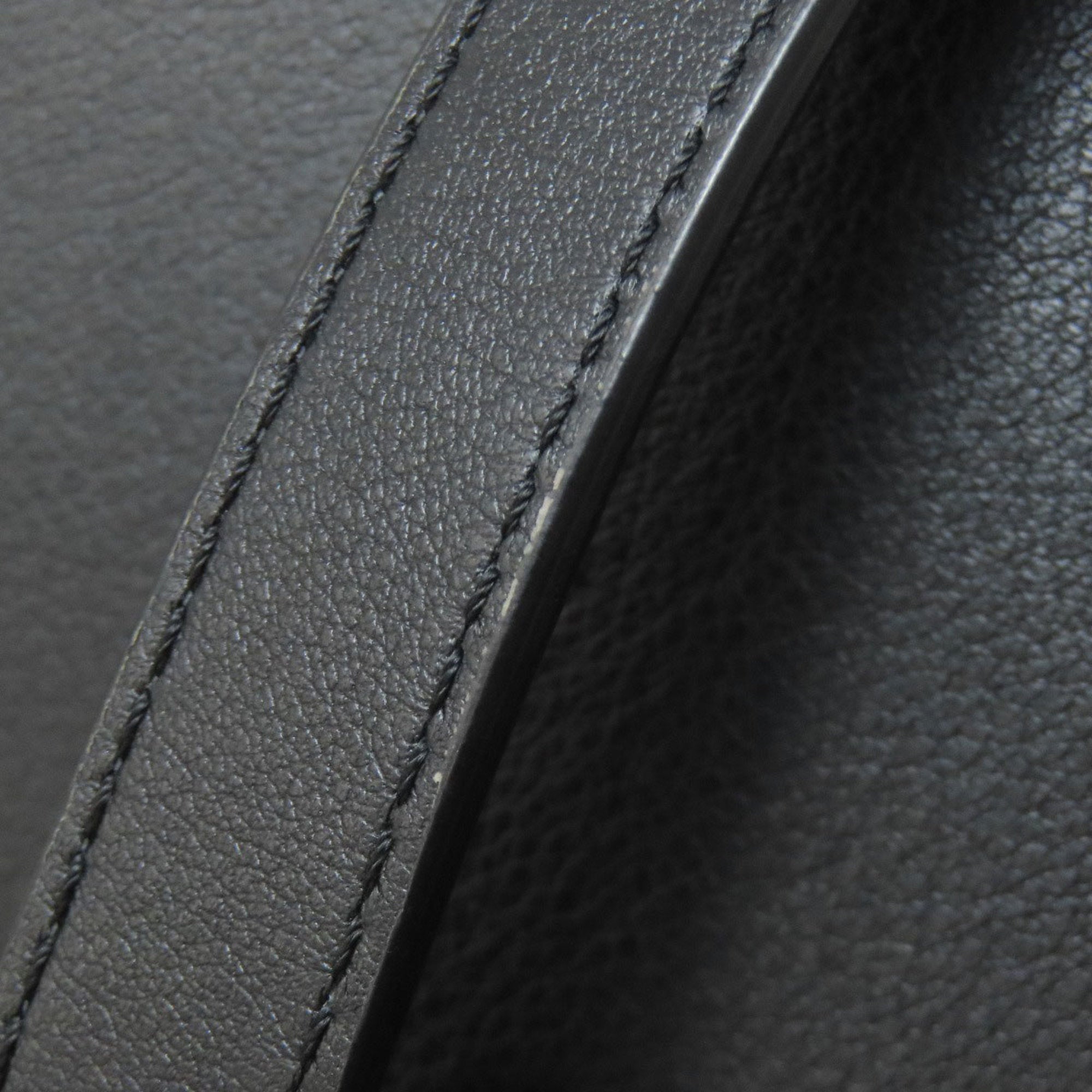 Loewe Black Canvas Leather Handbag (Pre-Owned)