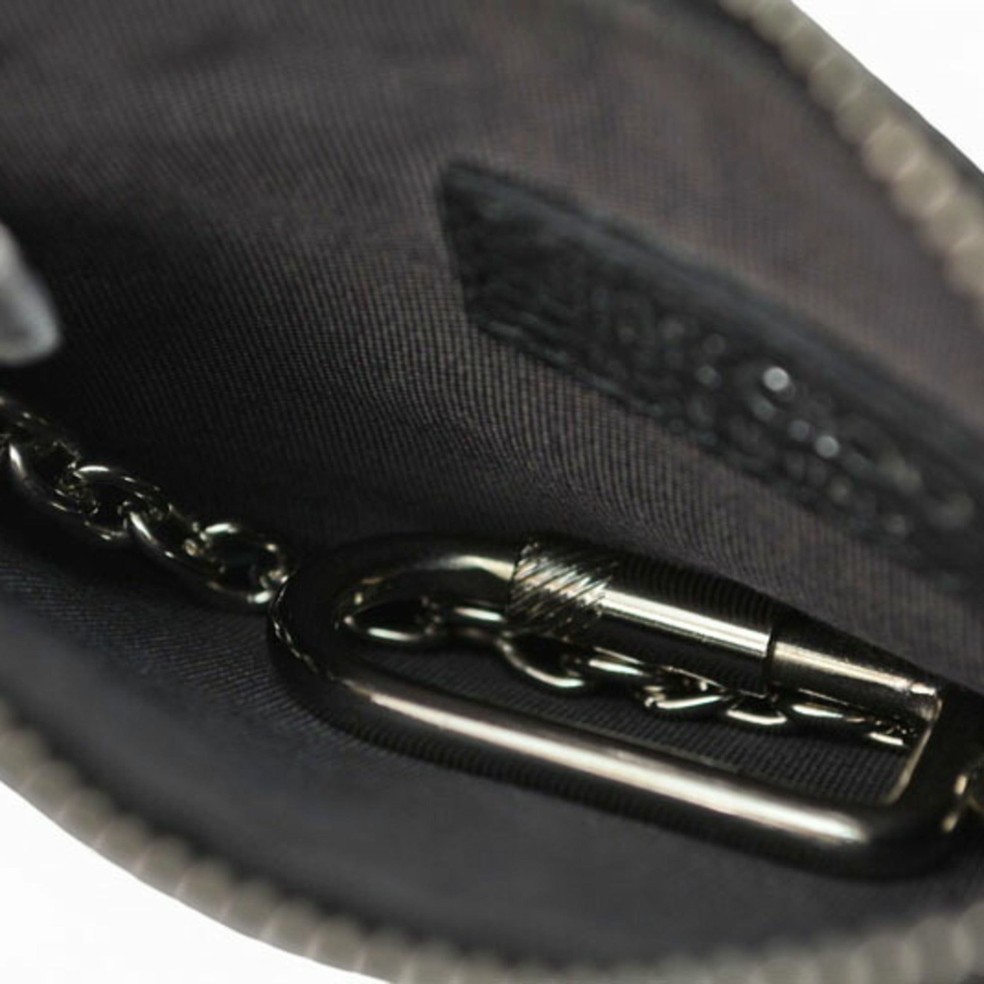 Jimmy Choo Black Leather Coin Purse/Coin Case (Pre-Owned)