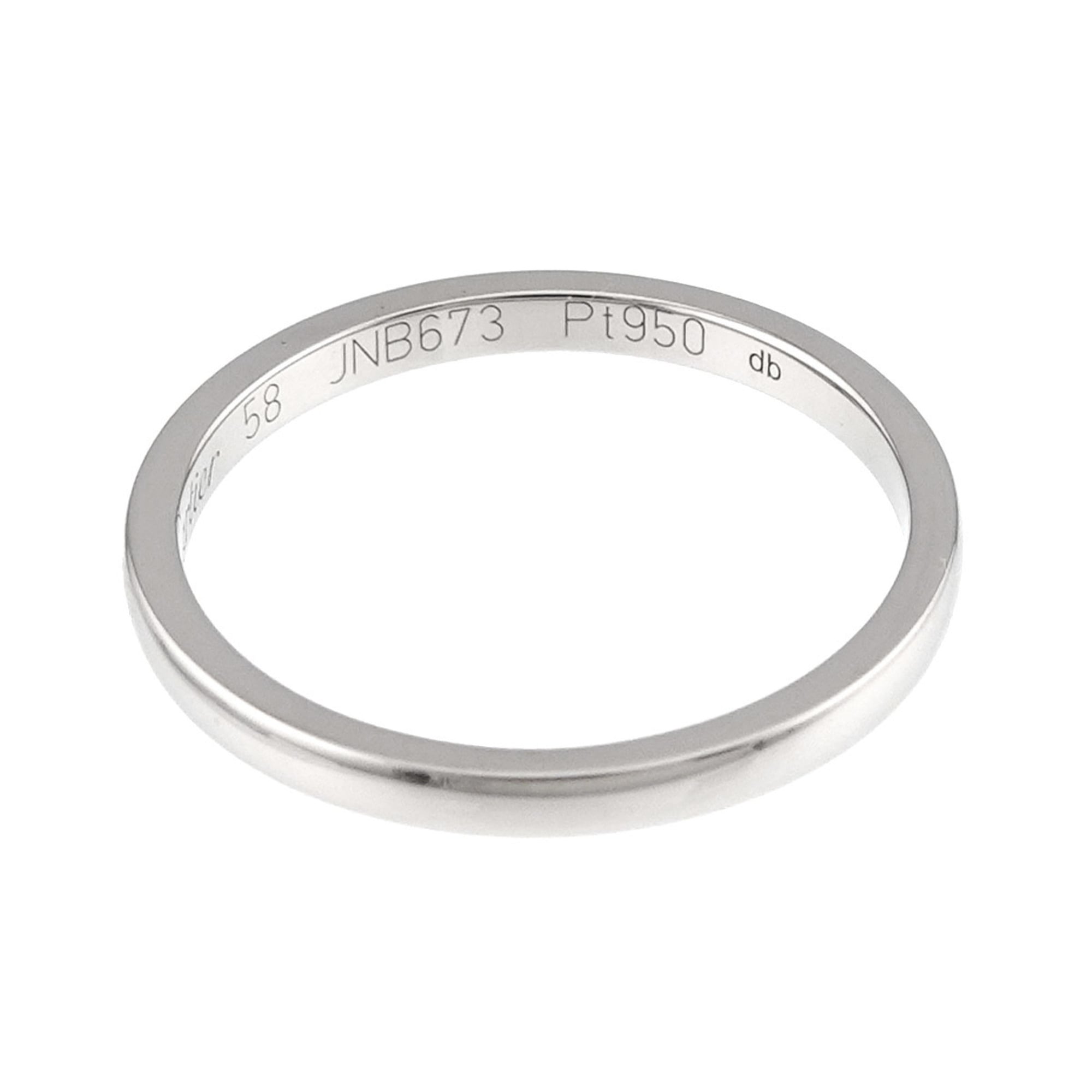 Cartier Platinum 950 Band Ring (Pre-Owned)