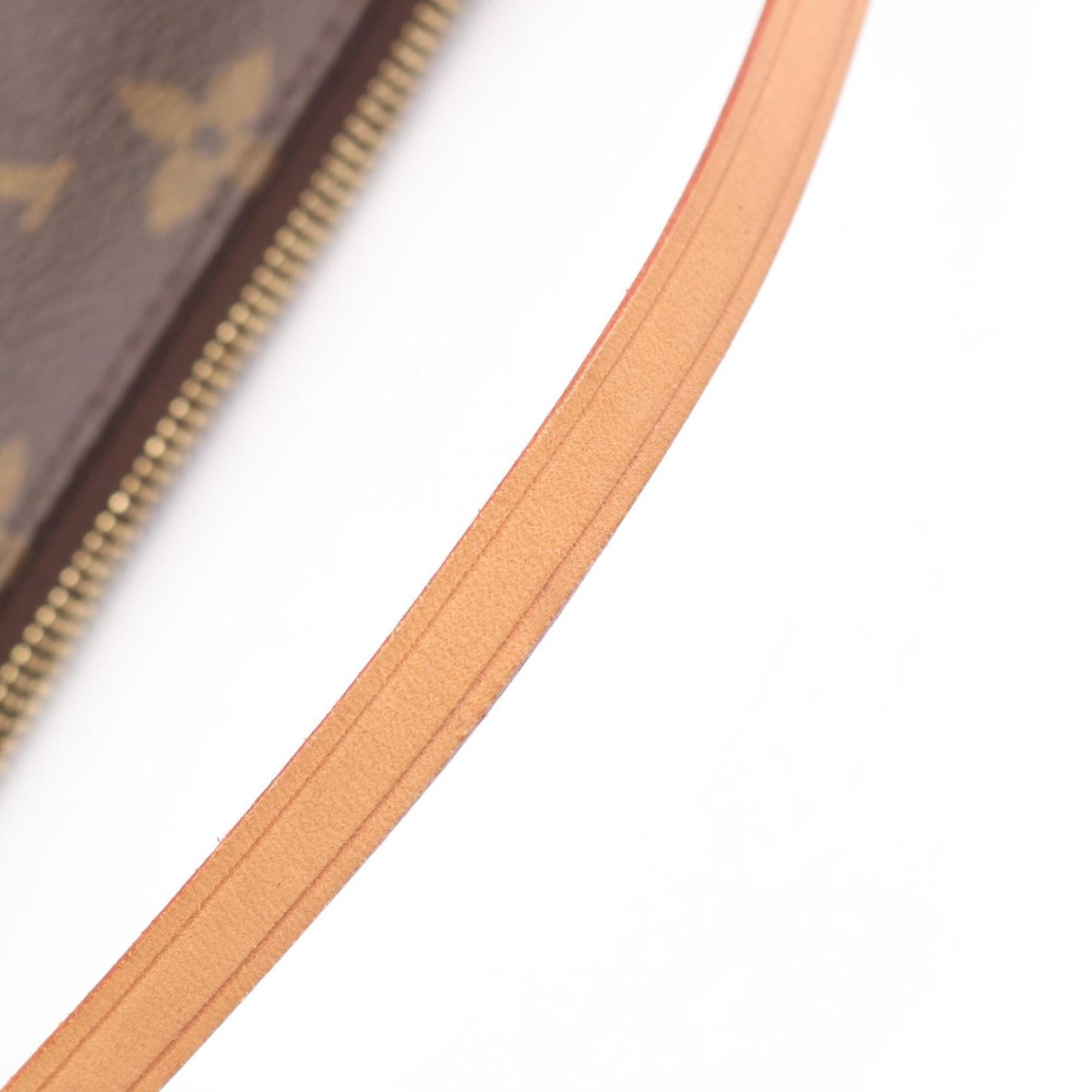 Louis Vuitton Brown Coated Canvas Leather Handbag (Pre-Owned)