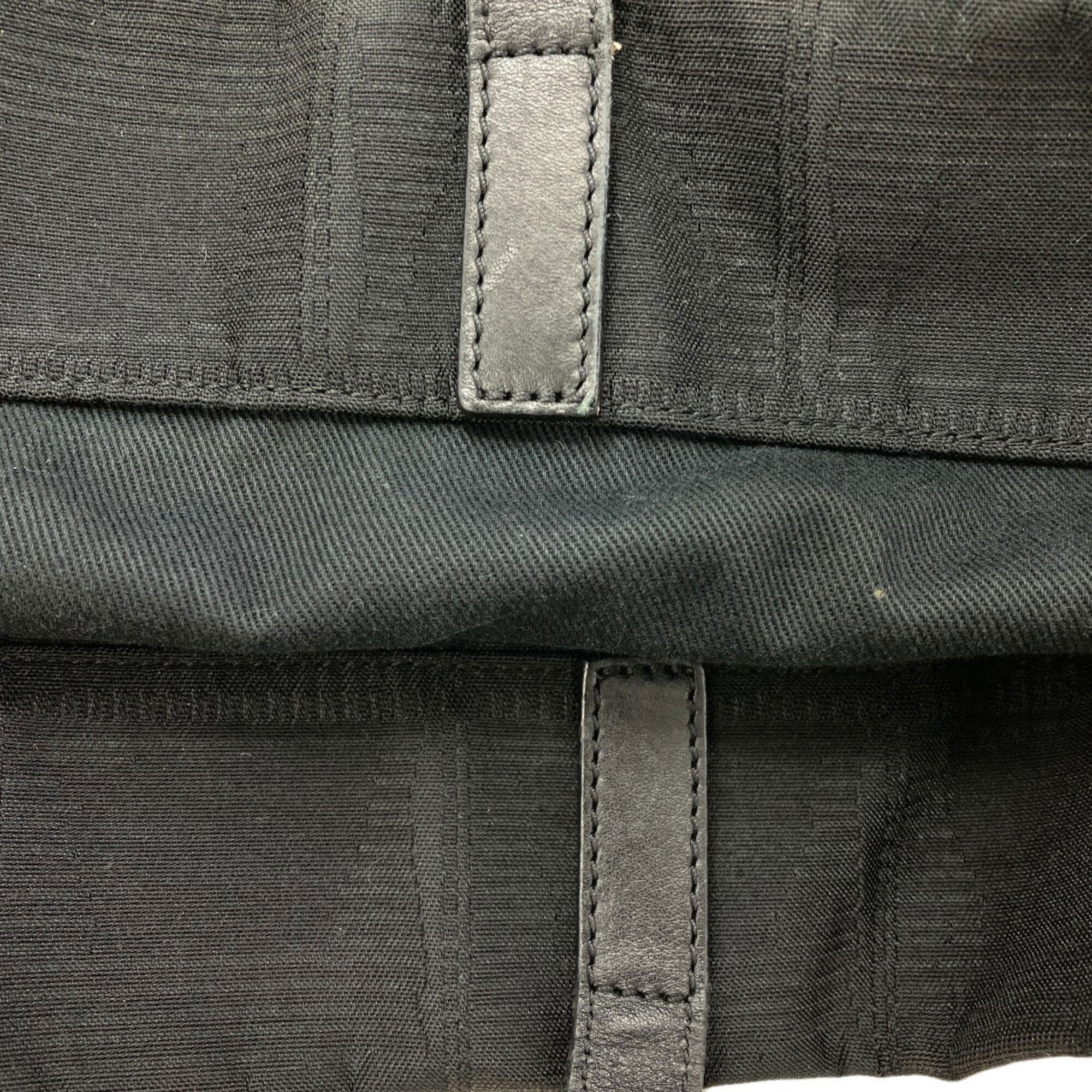 Chanel Black Nylon Jacquard Tote Bag (Pre-Owned)