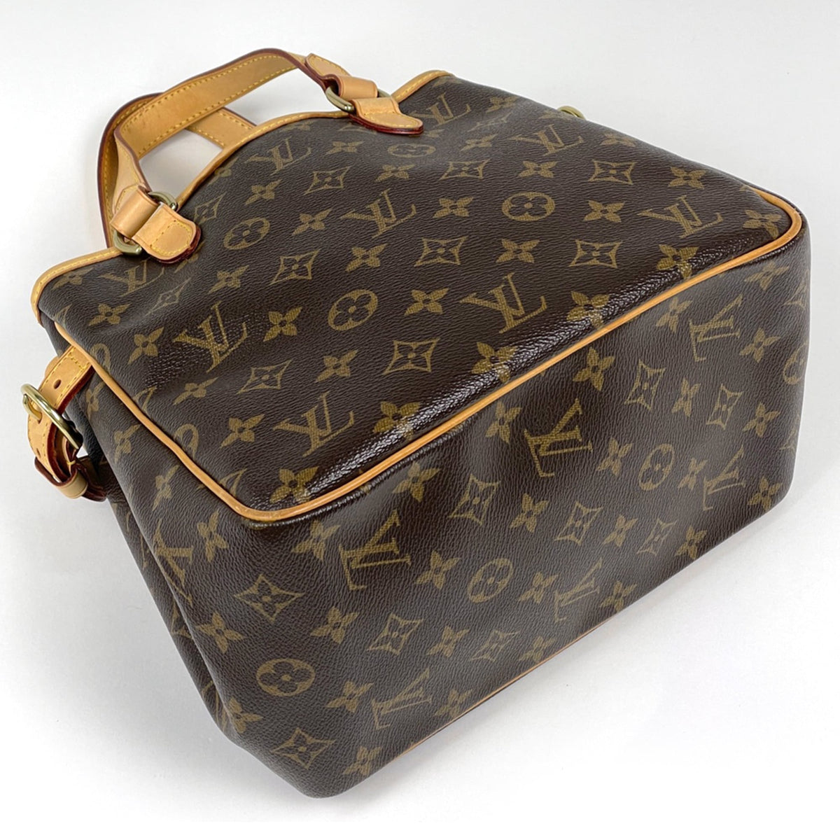 Louis Vuitton Brown Monogram Handbag Tote Bag (Pre-Owned)