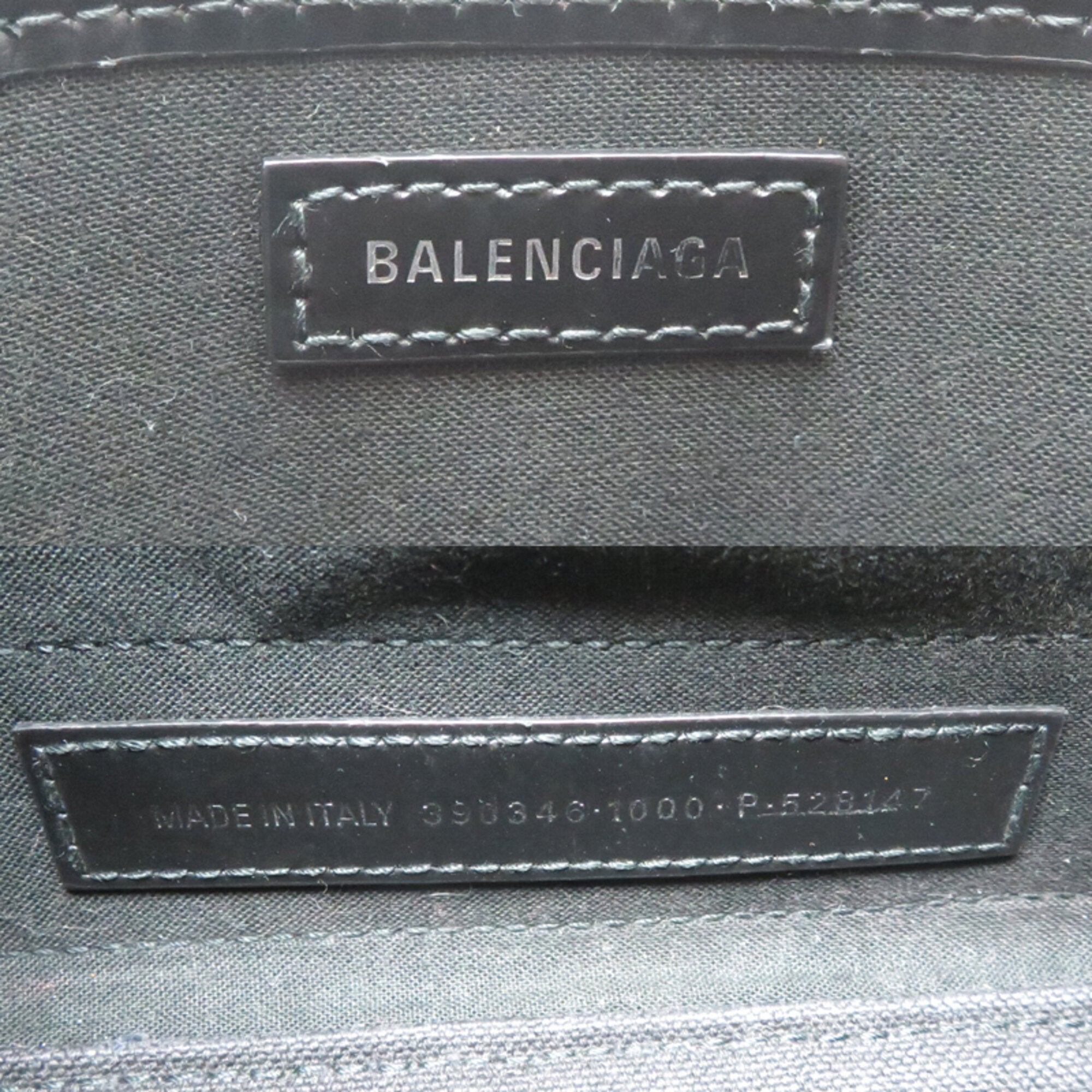 Balenciaga Black Canvas Leather Handbag (Pre-Owned)