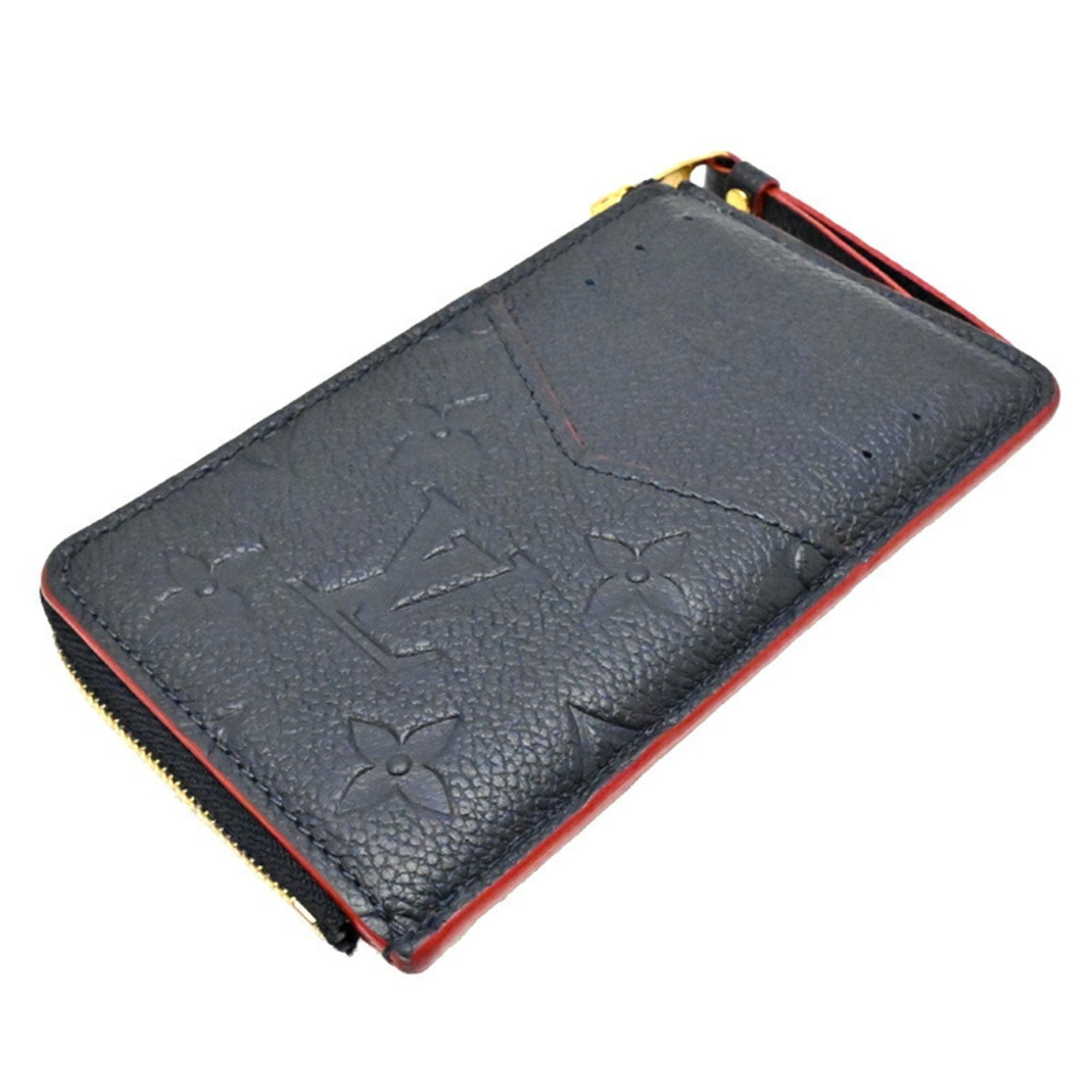 Louis Vuitton Marine Rouge Navy Red Color Monogram Empreinte Coin Purse/Coin Case (Pre-Owned)