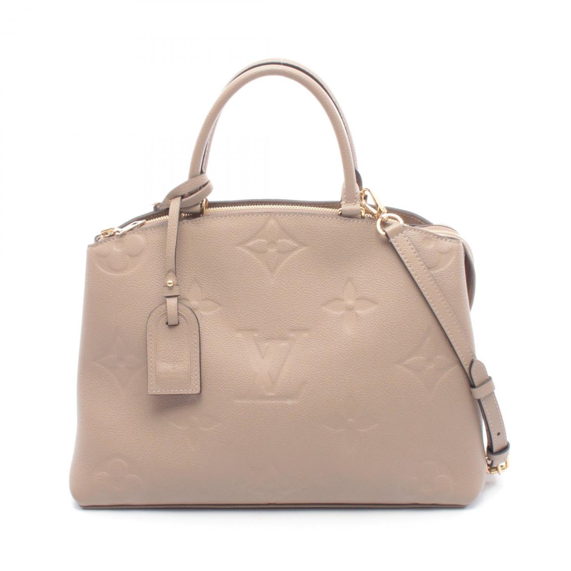 Louis Vuitton Beige Tourterelle Monogram Empreinte Handbag (Pre-Owned)