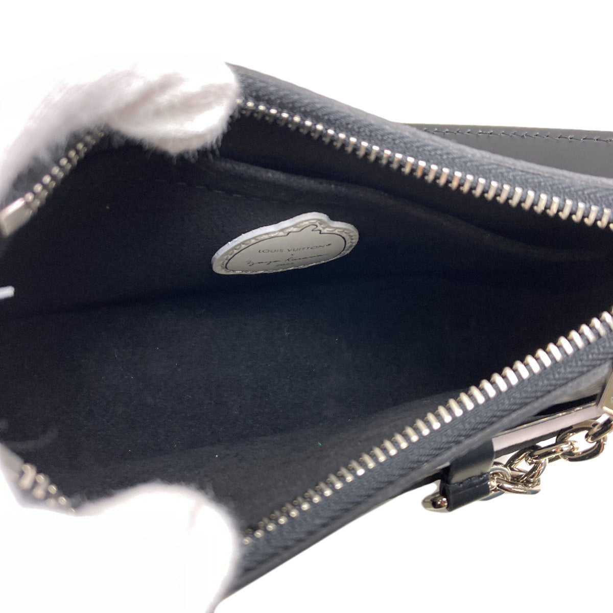 Louis Vuitton Blanc Noir Epi Leather Handbag (Pre-Owned)