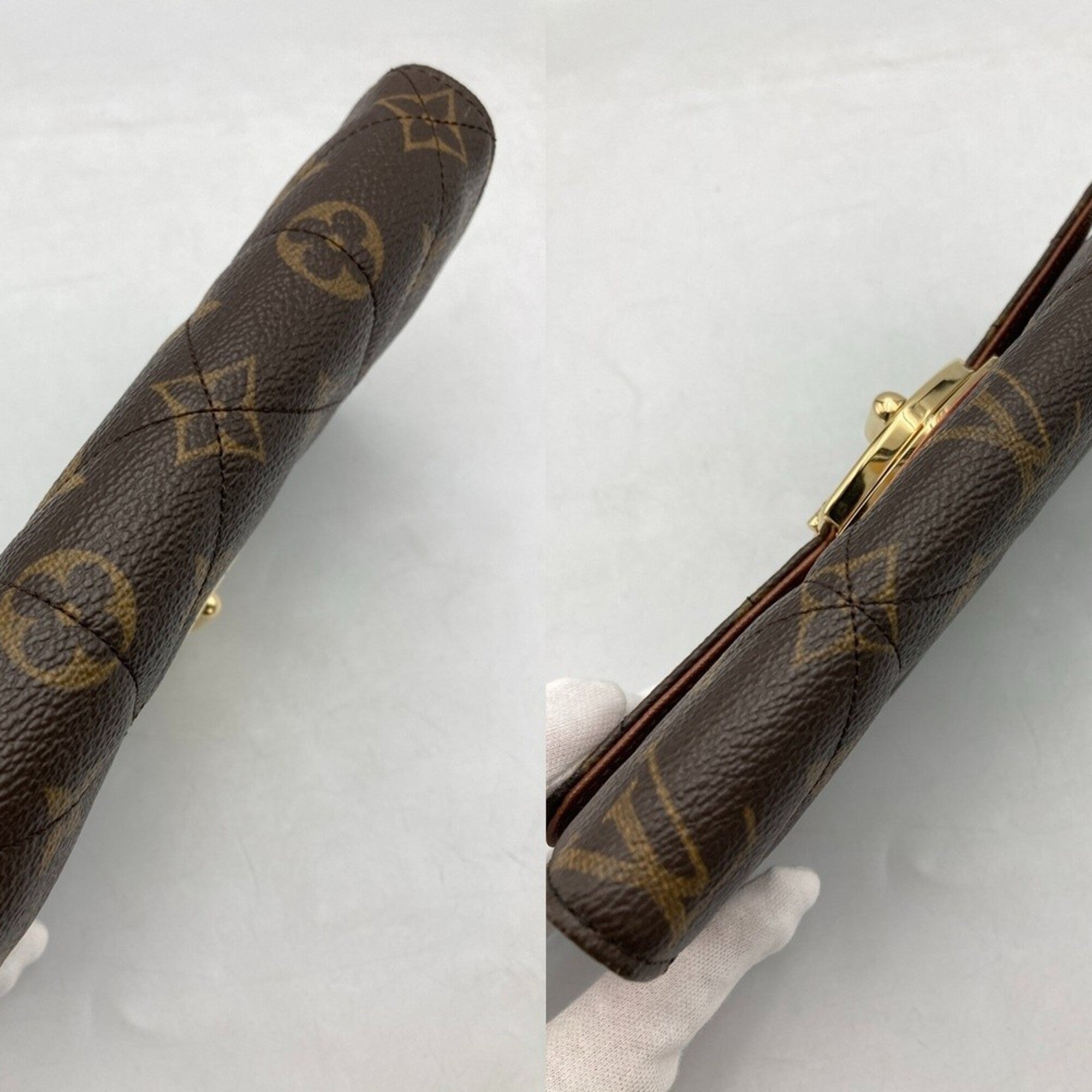 Louis Vuitton Monogram Brown Pvc Long Wallet (Bi-Fold) (Pre-Owned)