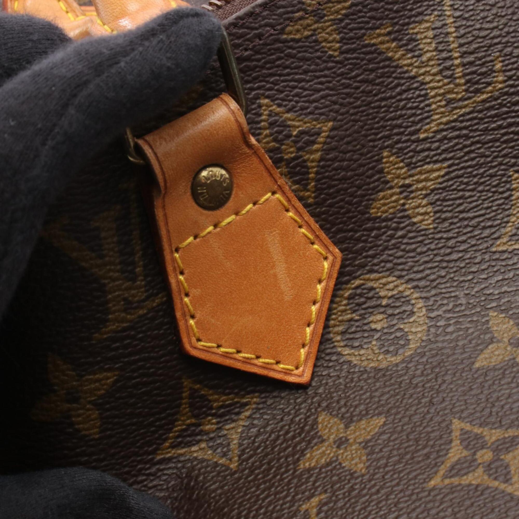 Louis Vuitton Brown Monogram Monogram Leather Handbag (Pre-Owned)