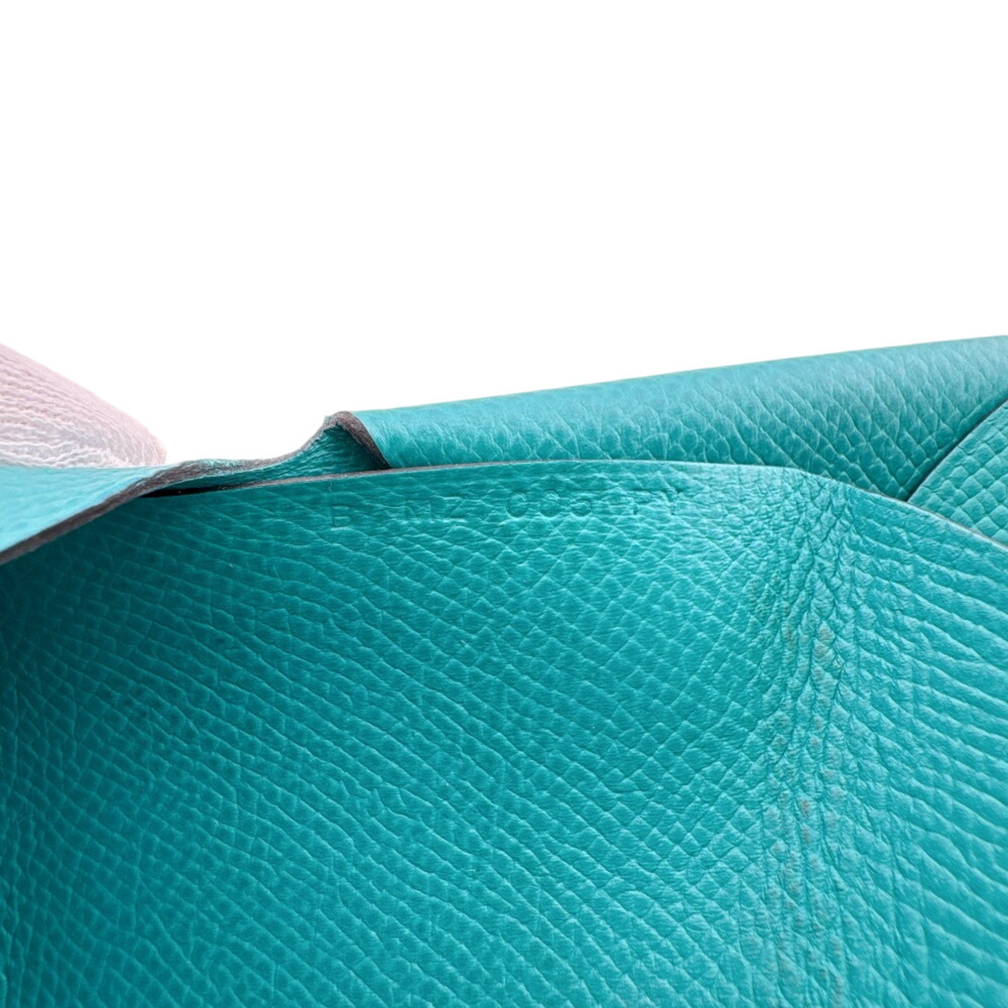 Hermes Green Epsom Leather Coin Purse/Coin Case (Pre-Owned)