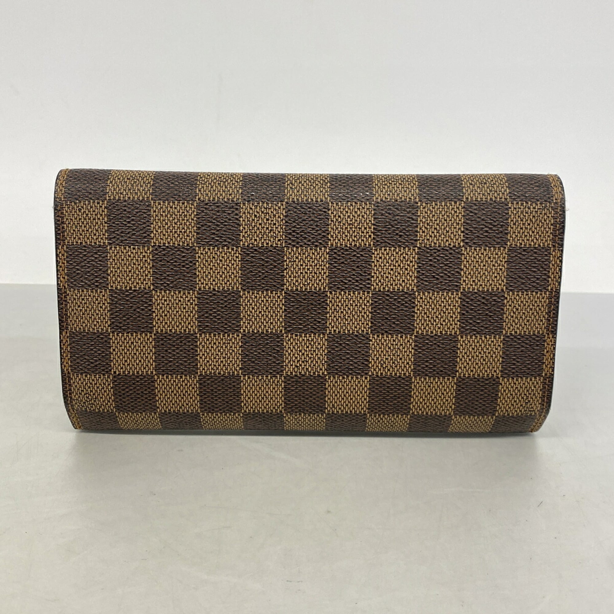 Louis Vuitton Ebene Long Wallet (Tri-Fold) (Pre-Owned)