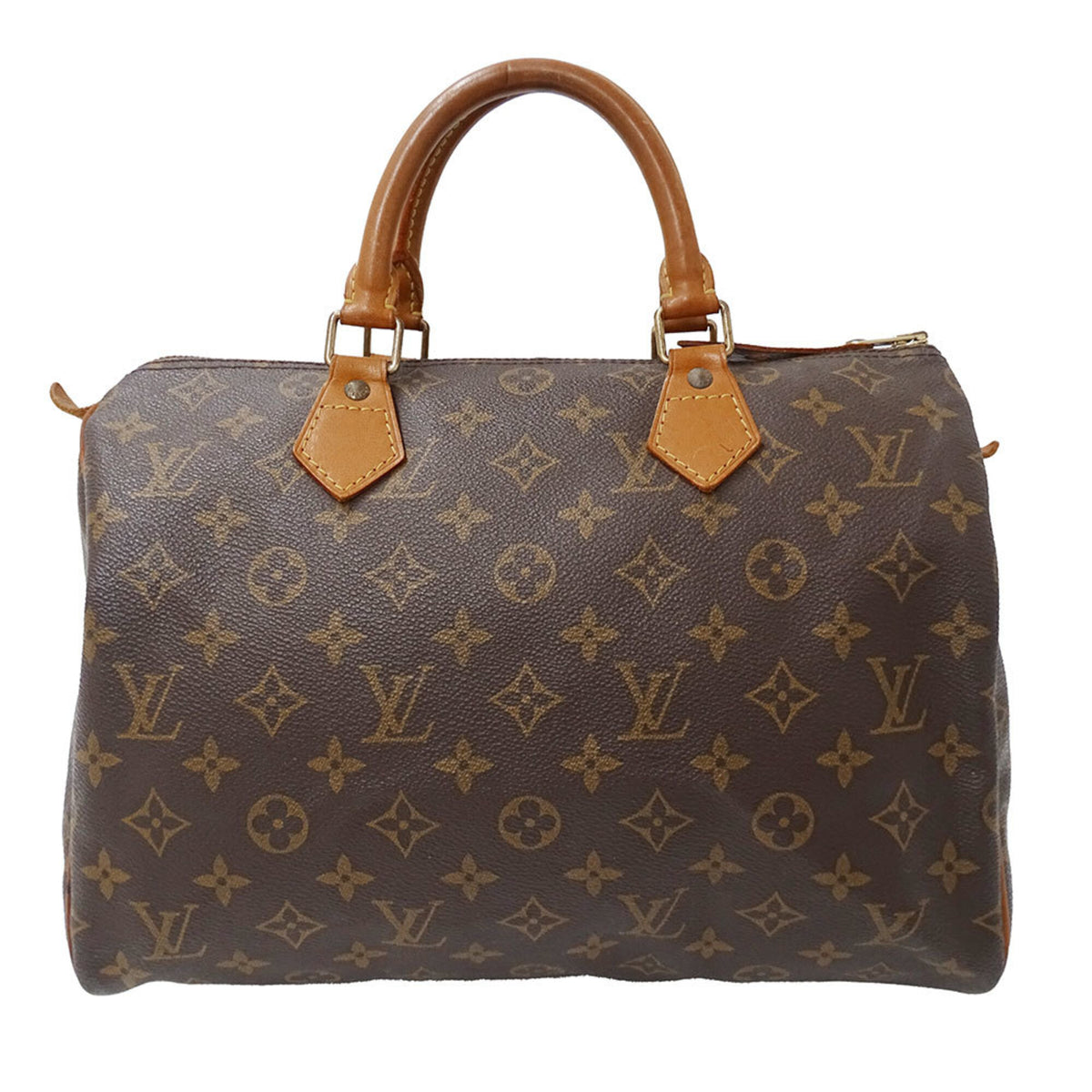 Louis Vuitton Brown Monogram Canvas Boston Bag Handbag (Pre-Owned)