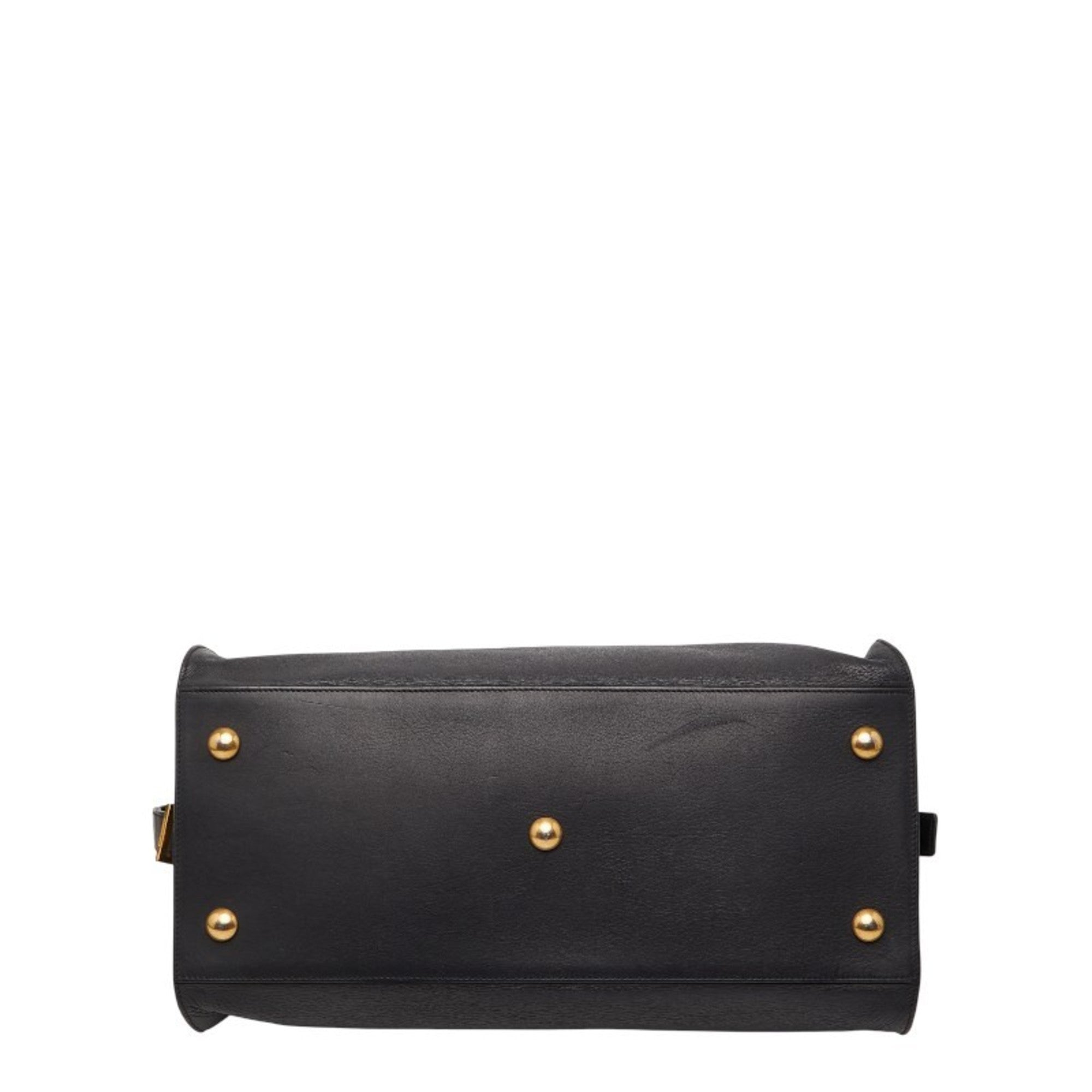 Saint Laurent Black Leather Handbag (Pre-Owned)