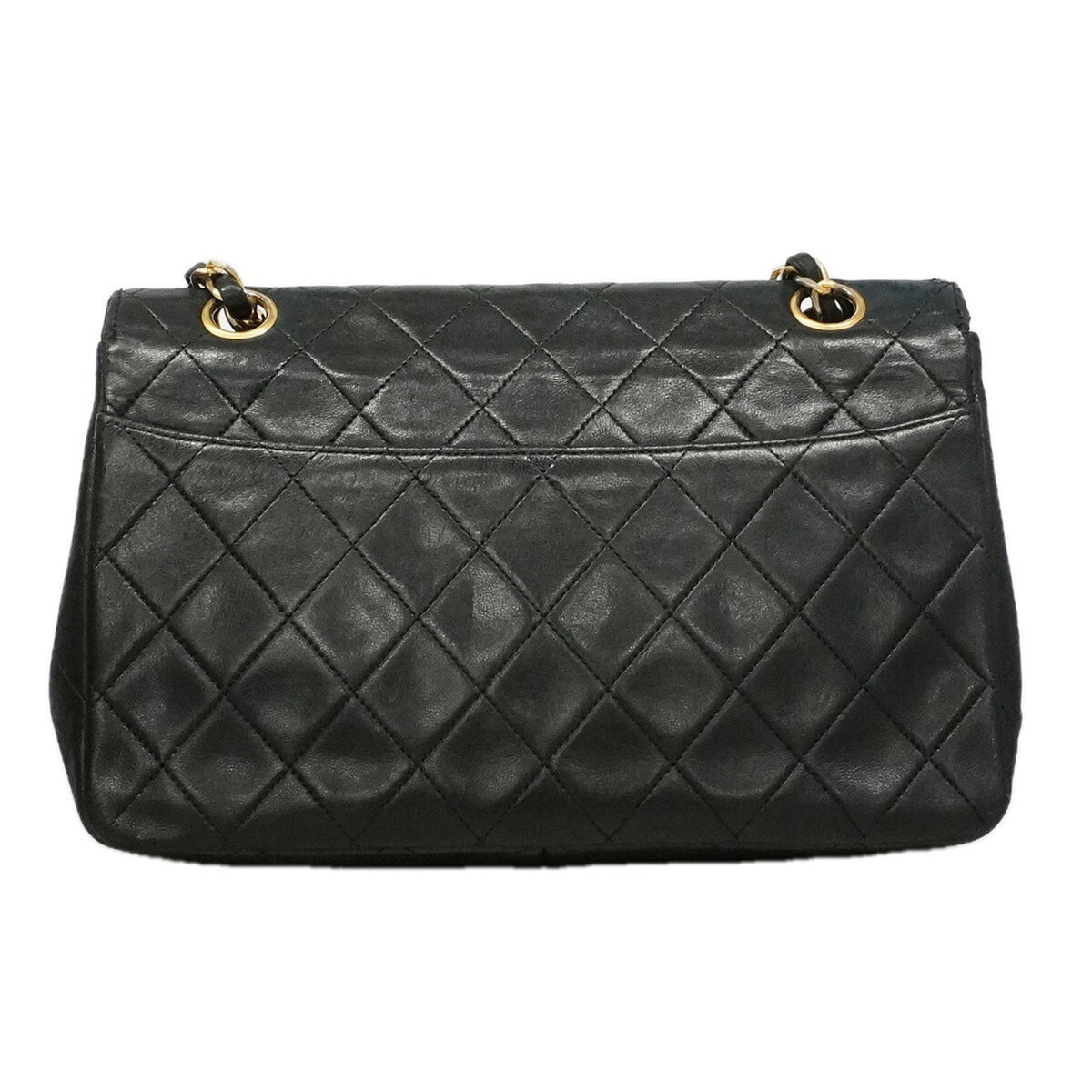 Chanel Black Leather Shoulder Bag (Pre-Owned)