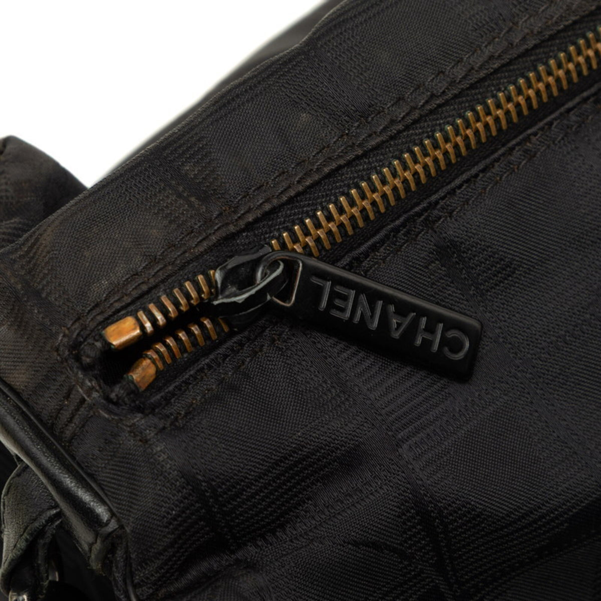 Chanel Black New Travel Line Shoulder Bag (Pre-Owned)