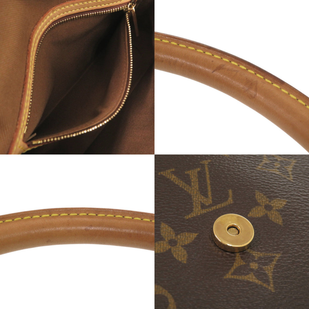 Louis Vuitton Brown Monogram Handbag (Pre-Owned)