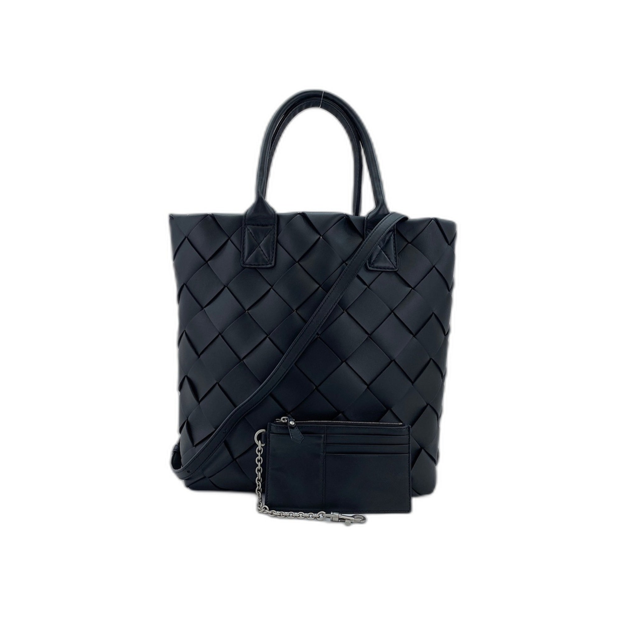 Bottega Veneta Black Shoulder Bag (Pre-Owned)