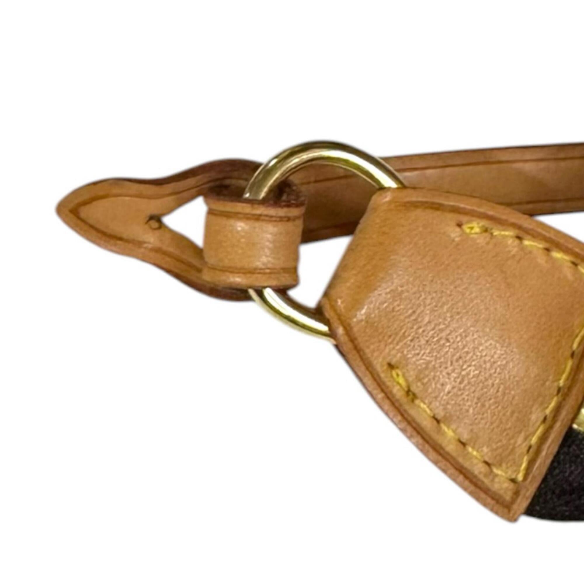 Louis Vuitton Brown Monogram Canvas Handbag (Pre-Owned)