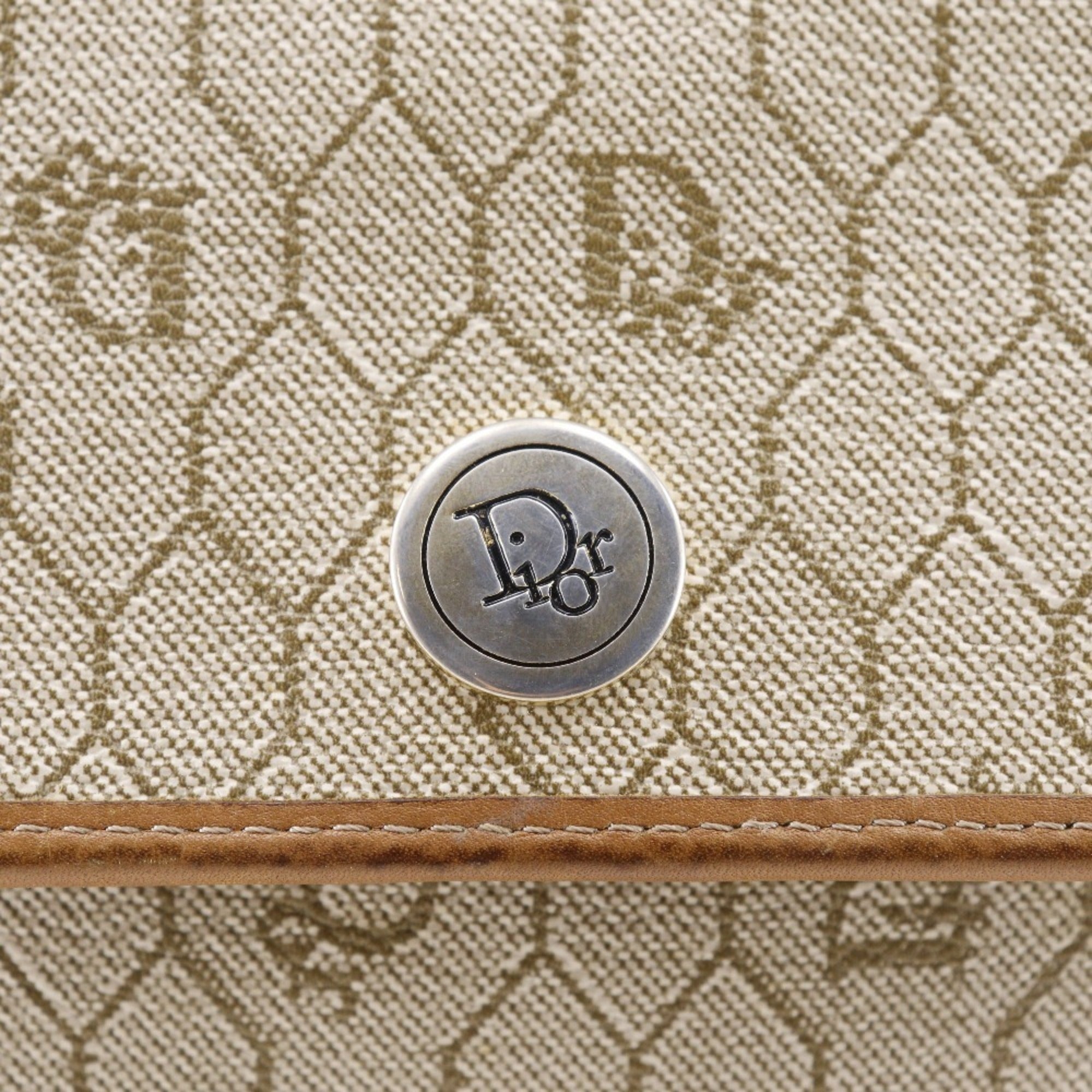 Christian Dior Beige Pvc Shoulder Bag (Pre-Owned)