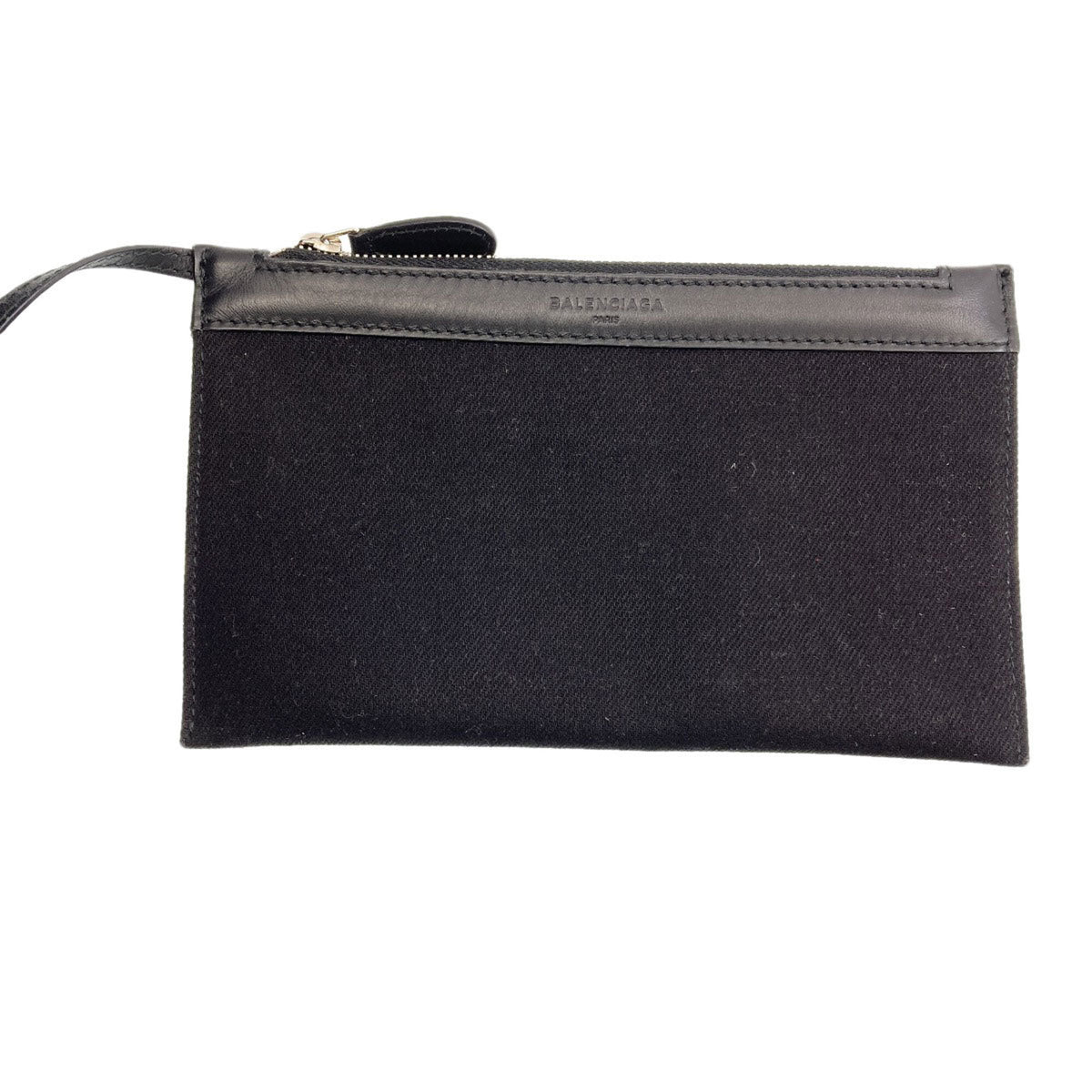 Balenciaga Black Canvas Handbag Pouch (Pre-Owned)