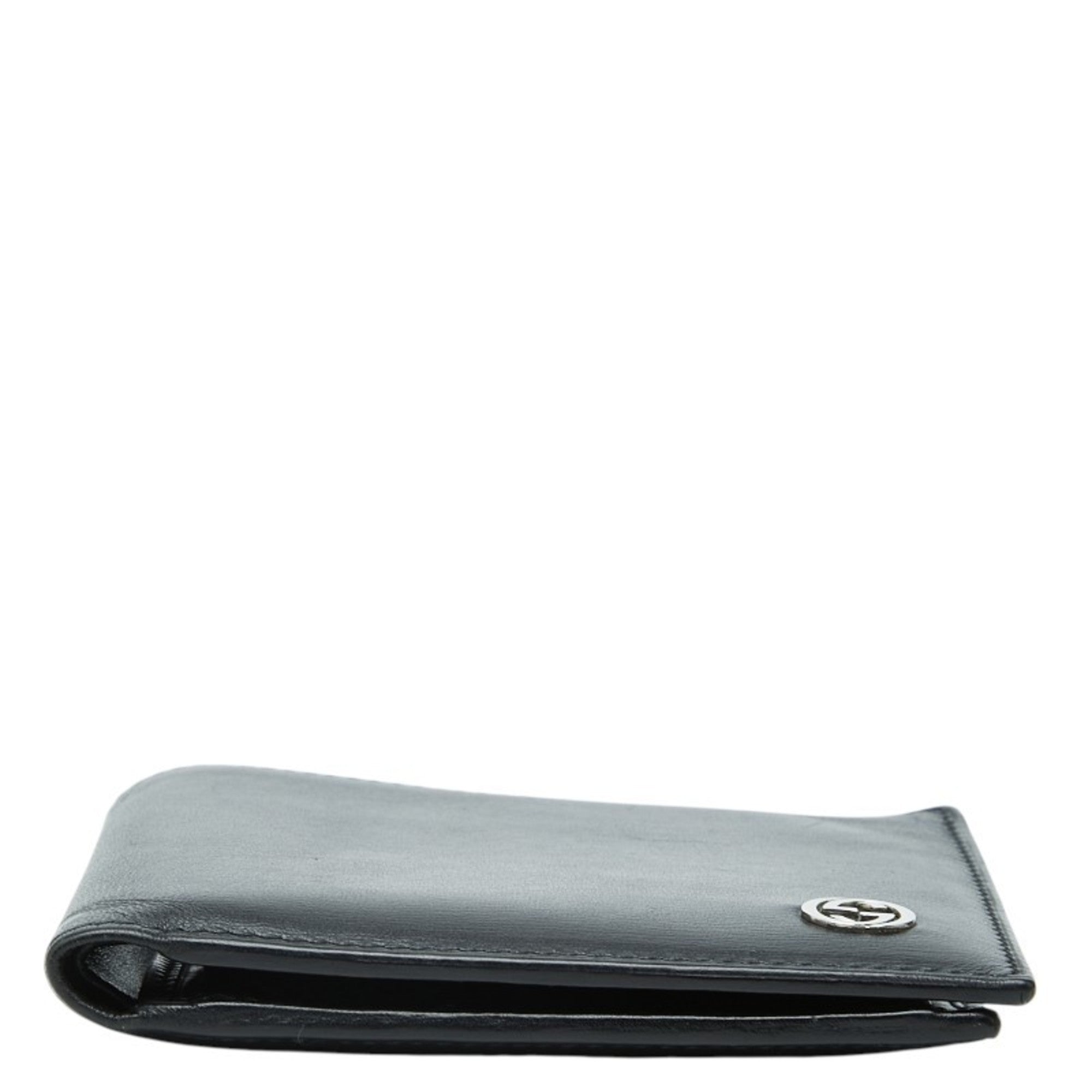 Gucci Black Leather Wallet (Bi-Fold) (Pre-Owned)