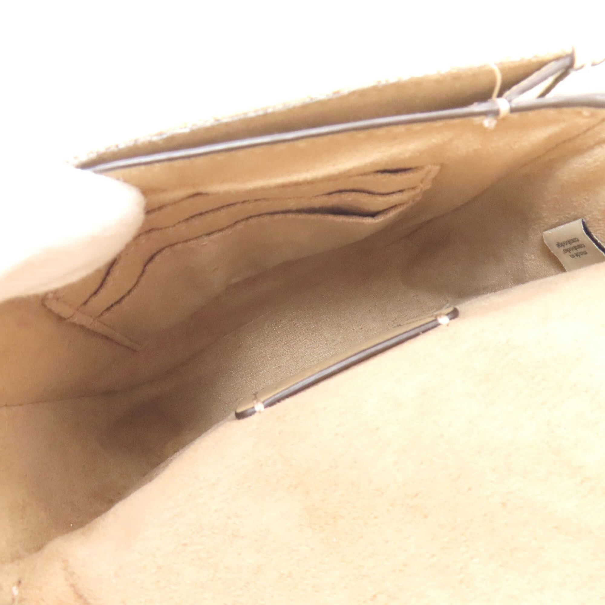 Coach Beige Canvas Shoulder Bag (Pre-Owned)