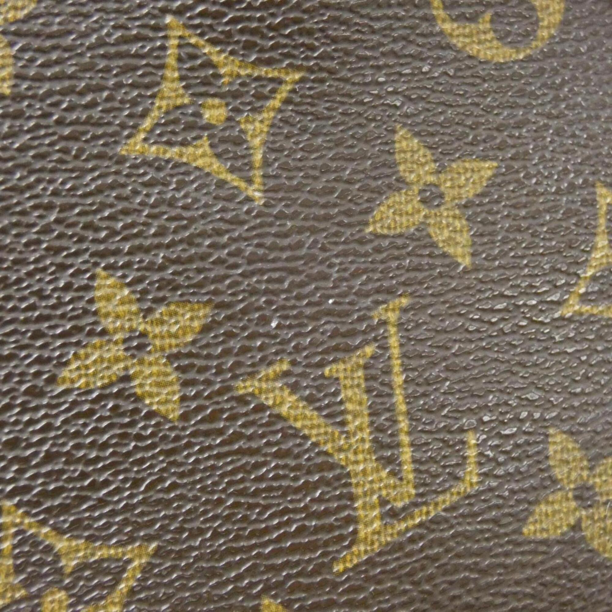 Louis Vuitton Marron Coated Canvas Shoulder Bag (Pre-Owned)