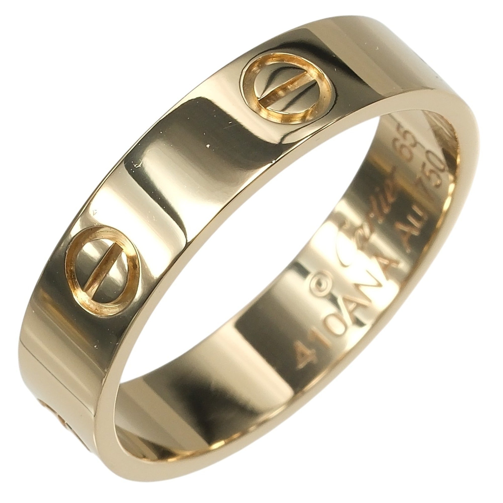 Cartier Love Yellow Gold (18K) Band Ring (Pre-Owned)