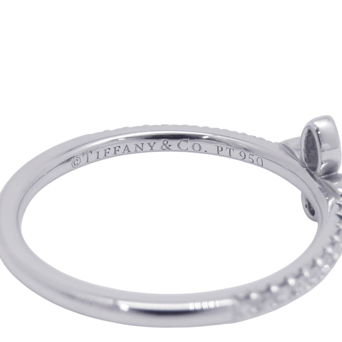 Tiffany Platinum 950 Band Ring (Pre-Owned)
