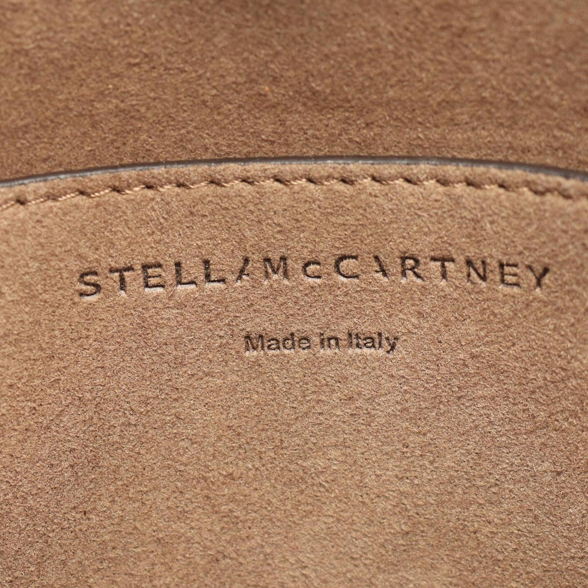 Stella Mccartney Beige Faux Leather Handbag Shoulder Bag (Pre-Owned)