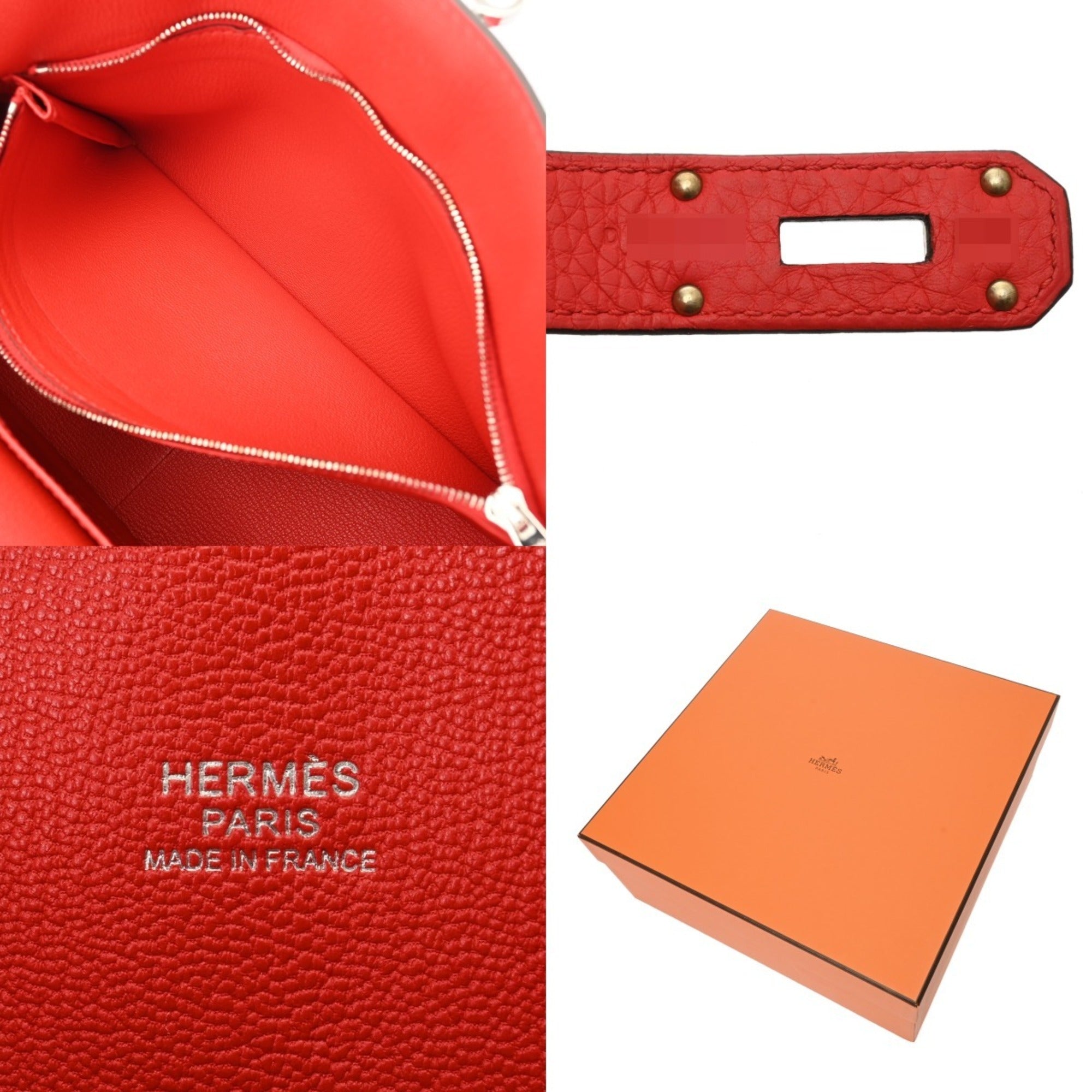 Hermes Taurillon Clemence Leather Shoulder Bag (Pre-Owned)