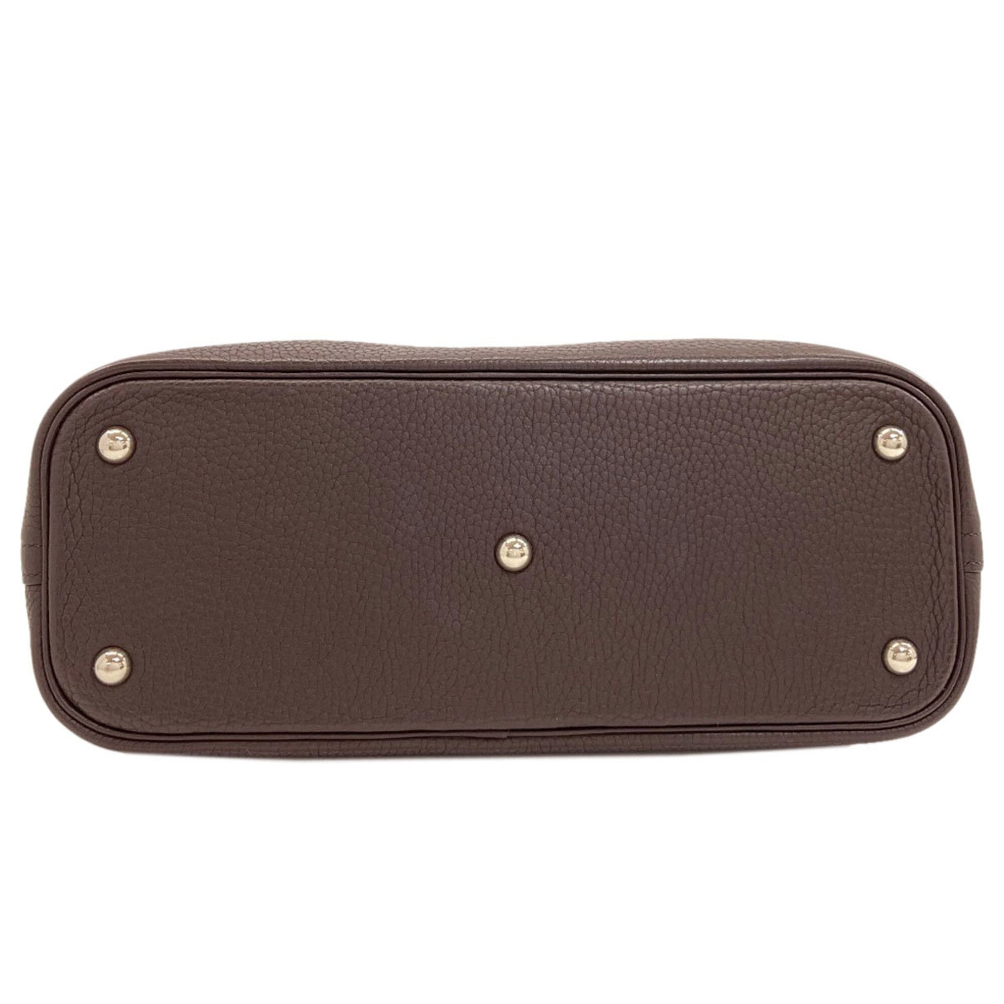 Hermes Dark Brown Handbag (Pre-Owned)