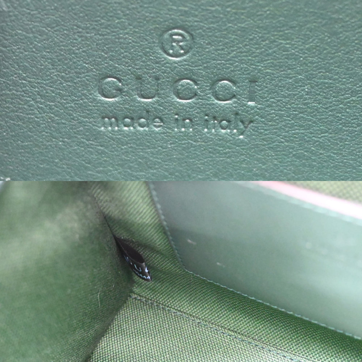 Gucci Green Leather Handbag (Pre-Owned)
