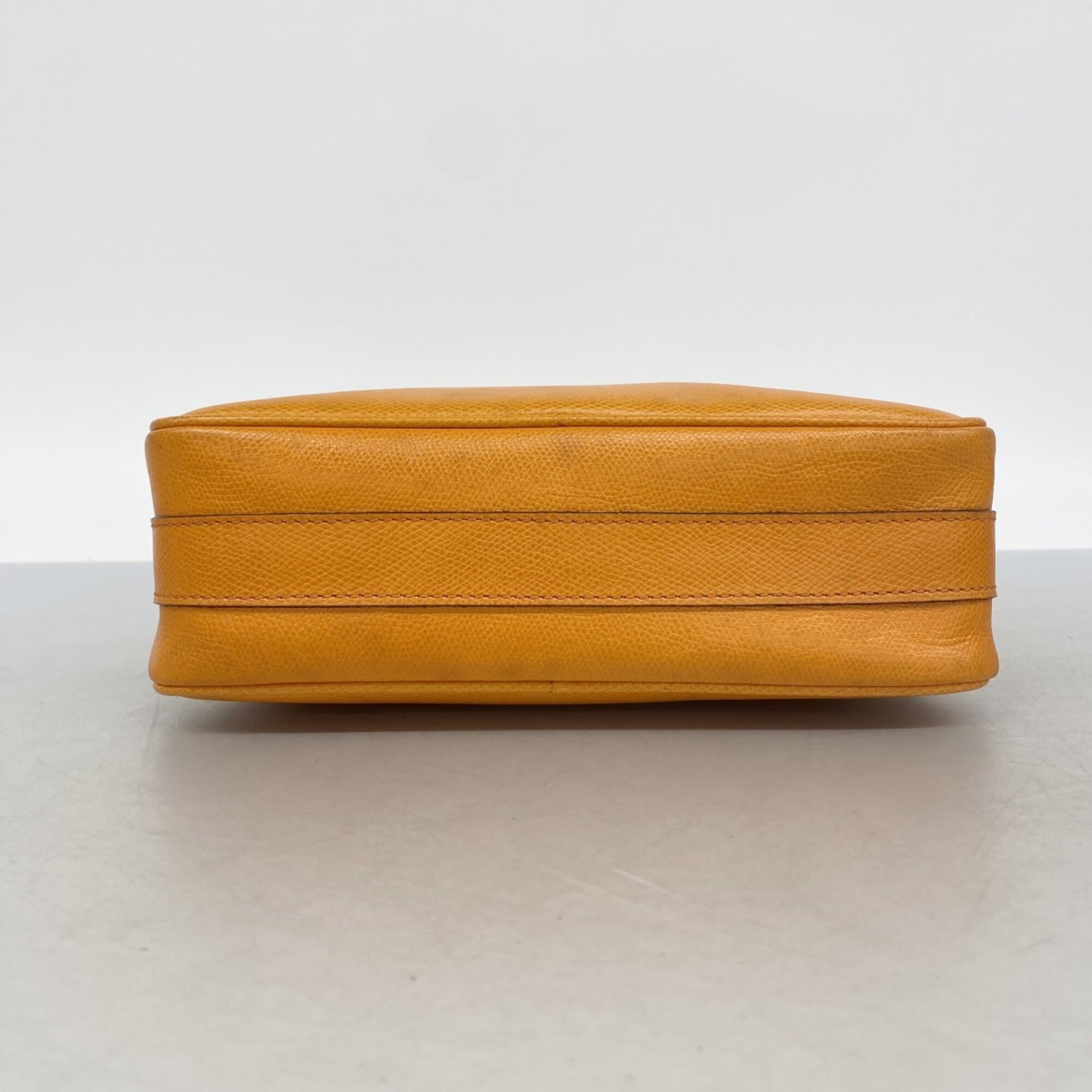 Celine Orange Leather Shoulder Bag (Pre-Owned)