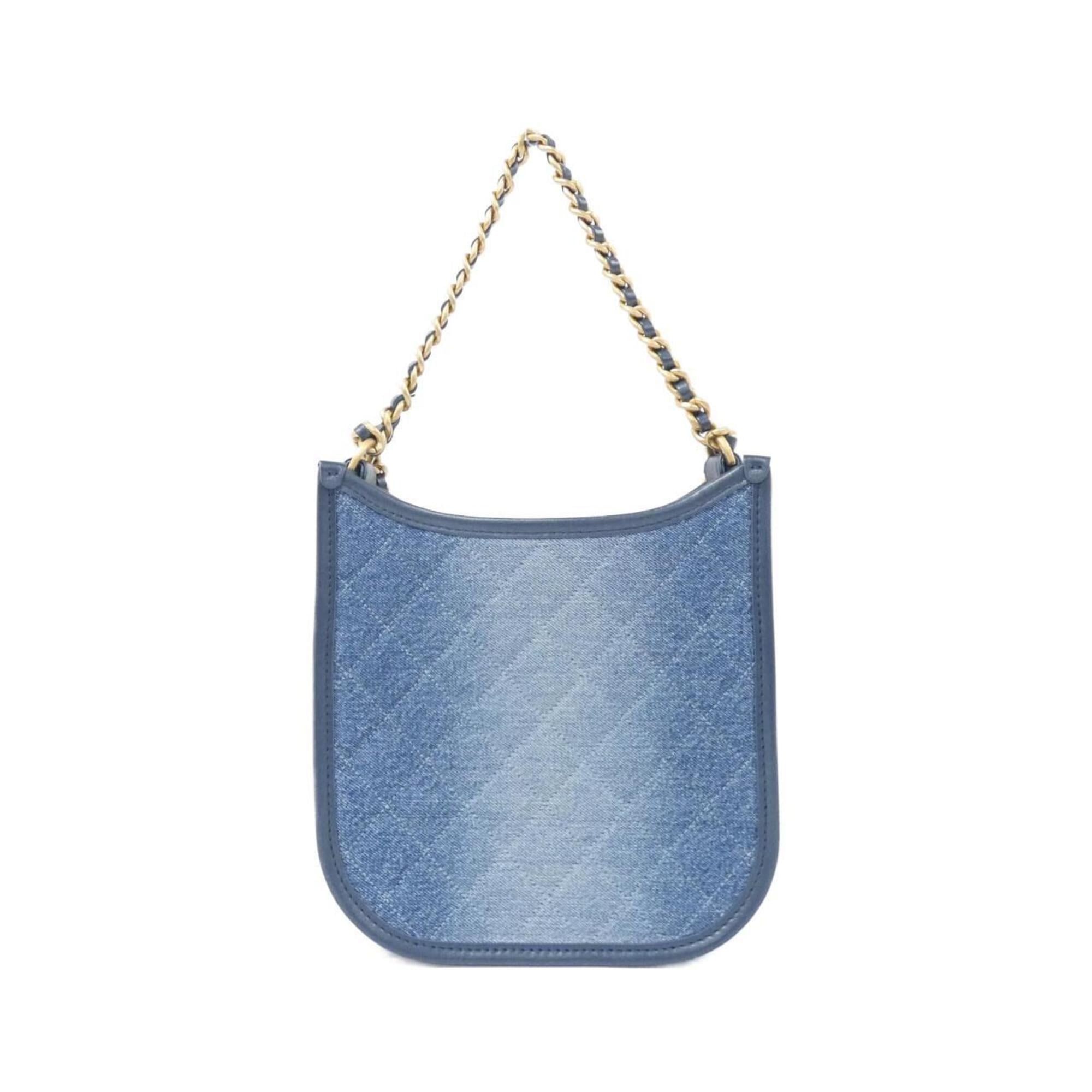 Chanel Blue Denim Shoulder Bag (Pre-Owned)