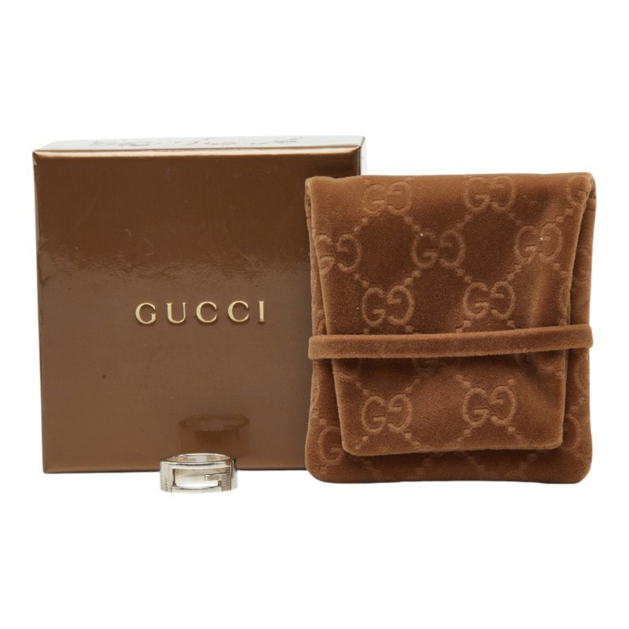 Gucci Silver 925 Band Ring (Pre-Owned)