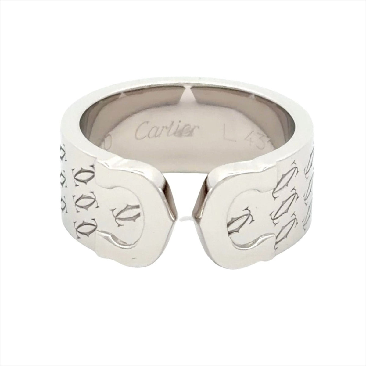 Cartier White Gold White Gold (18K) Band Ring (Pre-Owned)