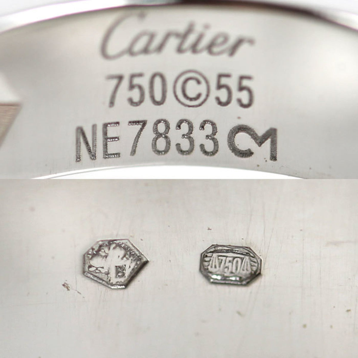 Cartier White Gold (18K) Band Ring (Pre-Owned)