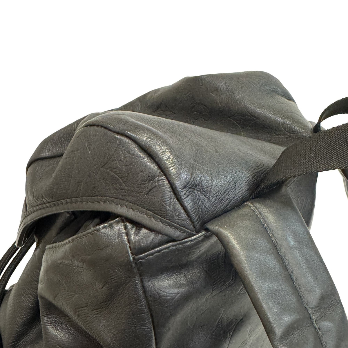 Louis Vuitton Monogram Shadow Black Monogram Backpack (Pre-Owned)