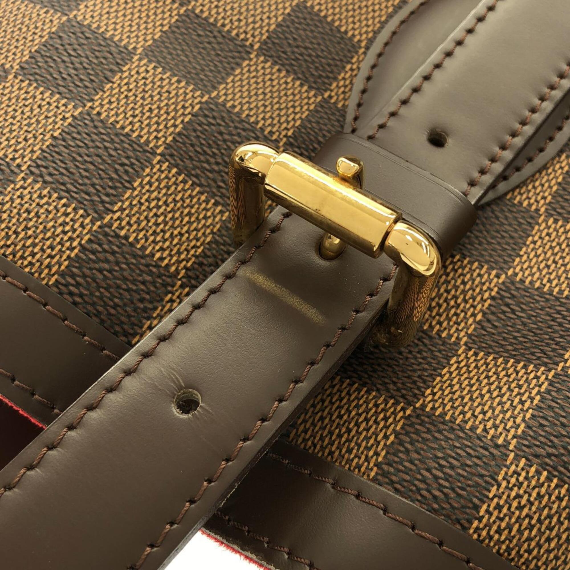 Louis Vuitton Brown Coated Canvas Handbag (Pre-Owned)
